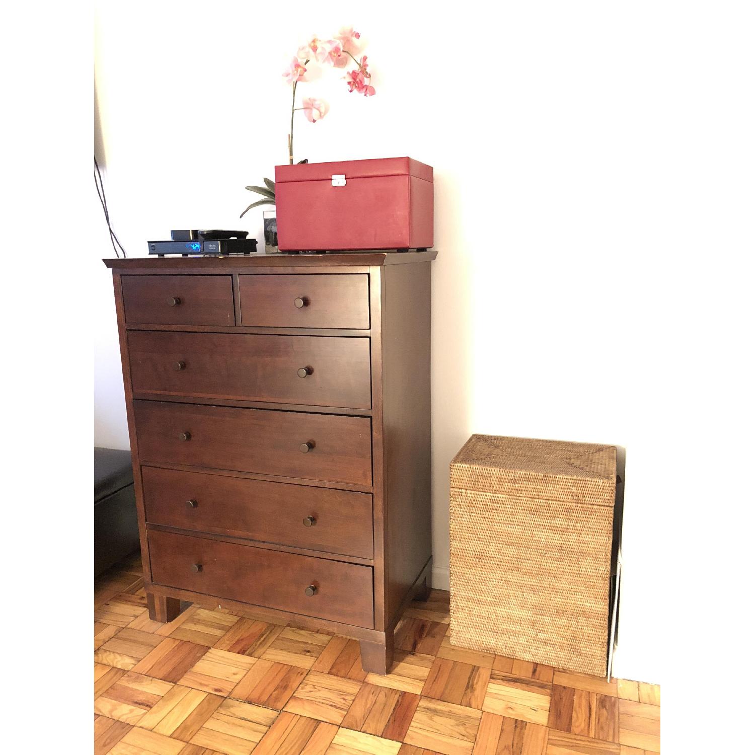 Wood 6 Drawer Dresser - image-2