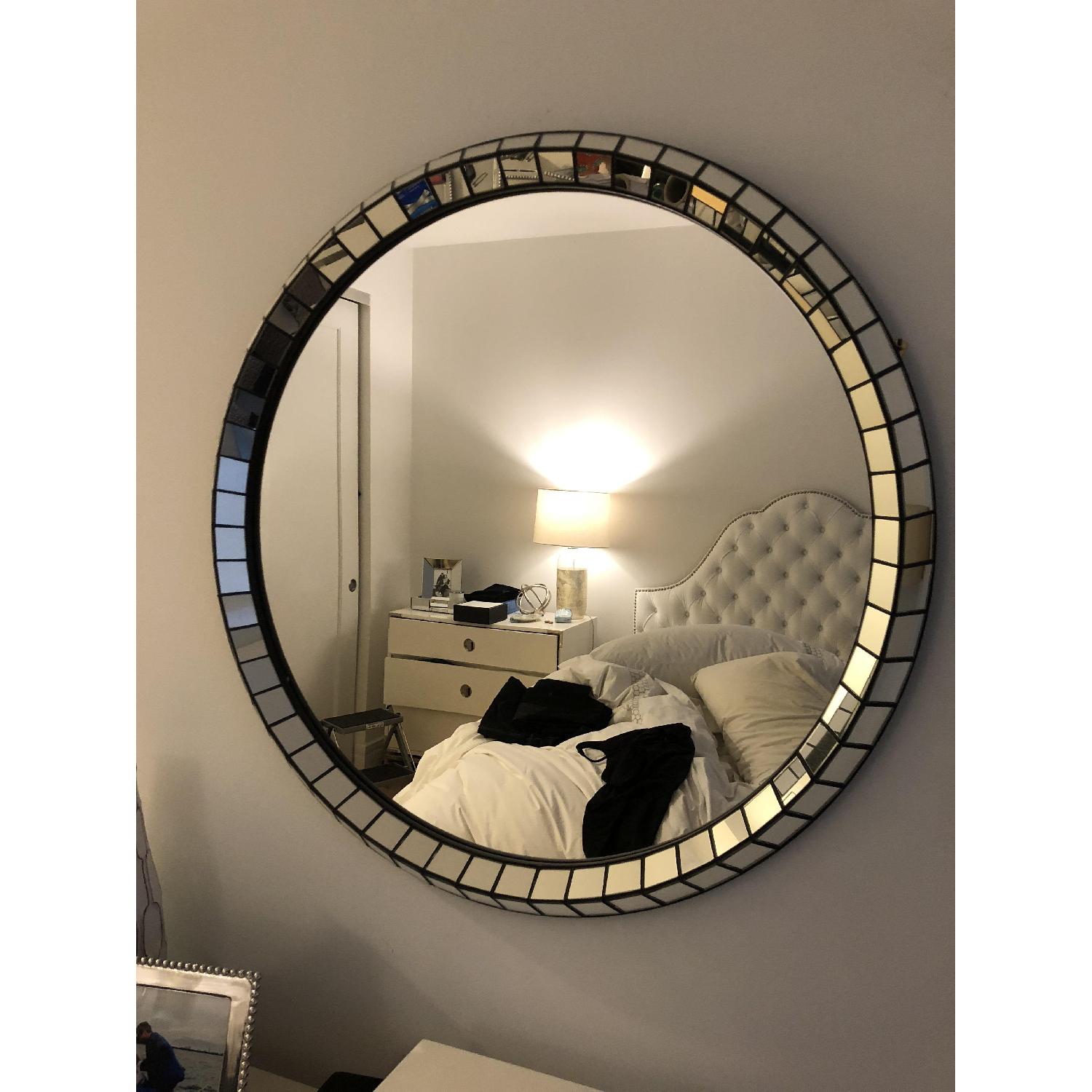 West Elm Round Wall Mirror - image-1