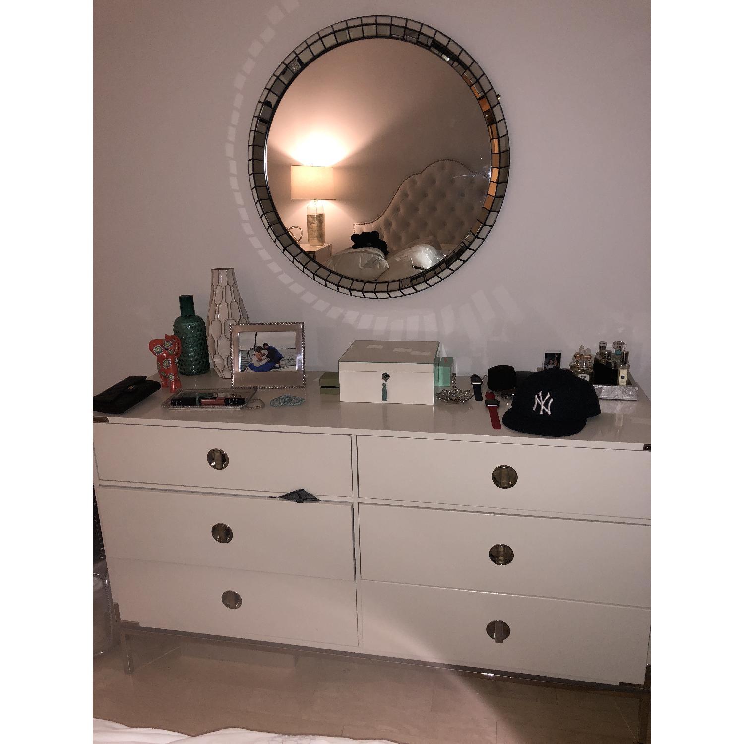 West Elm Round Wall Mirror - image-3