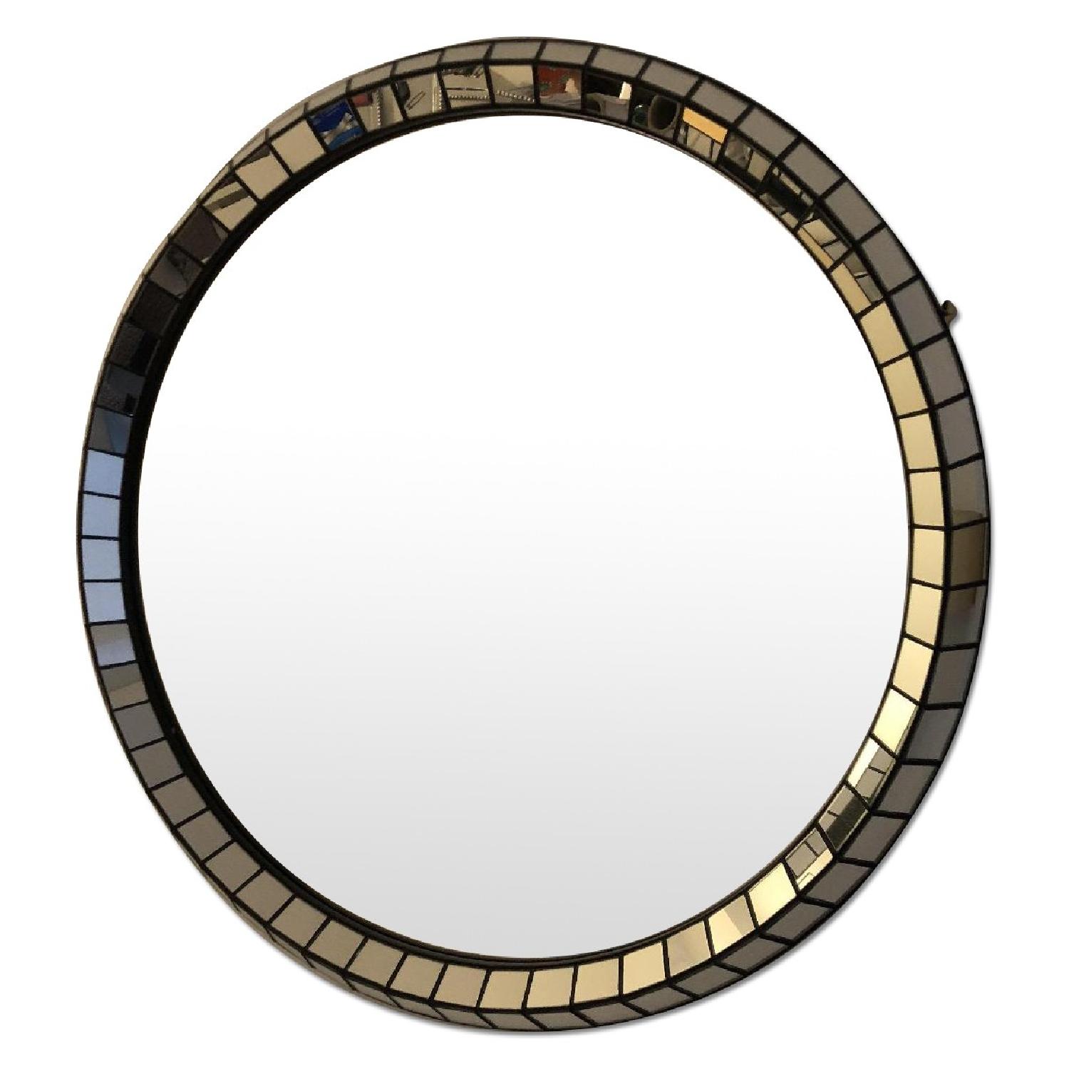 West Elm Round Wall Mirror AptDeco
