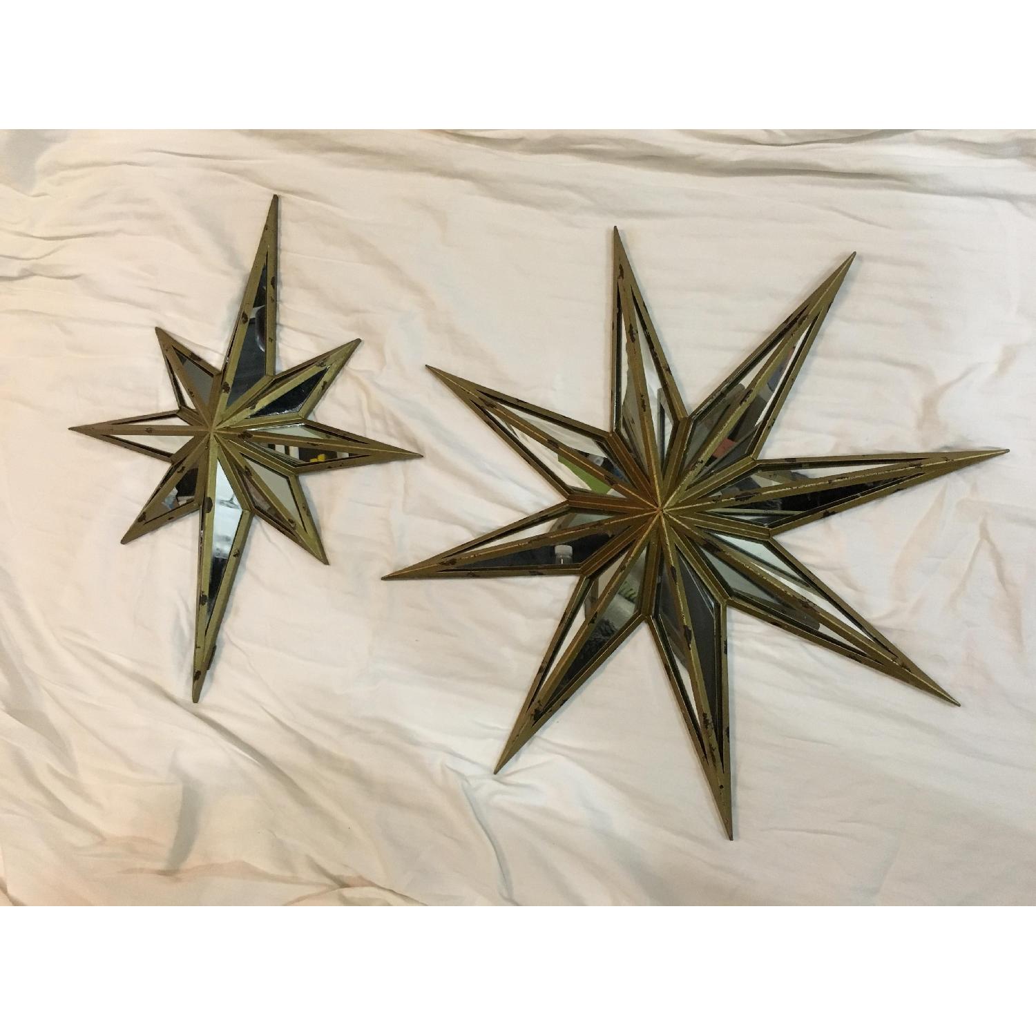 Pottery Barn Decorative Star Mirrors - image-1