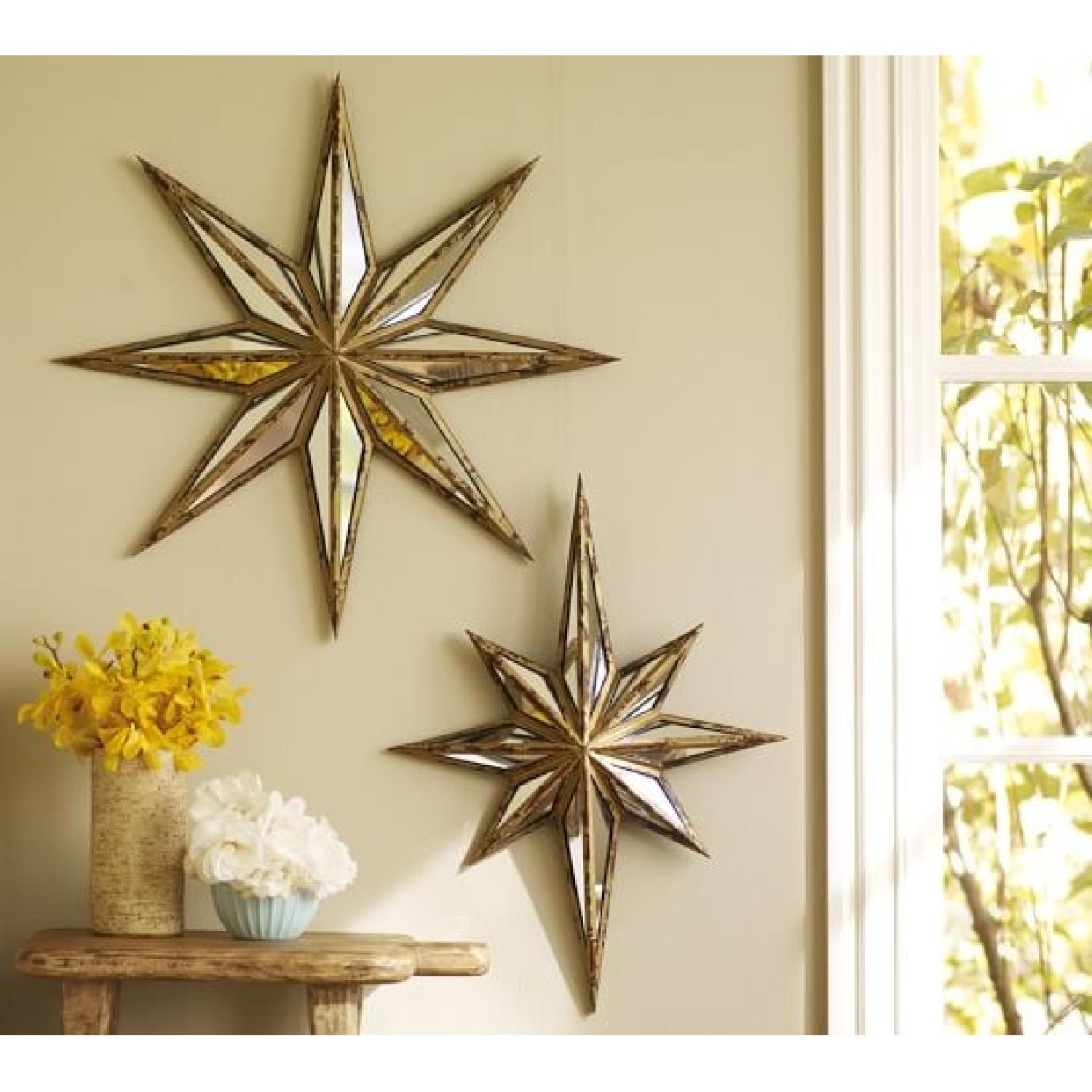 Pottery Barn Decorative Star Mirrors - image-0