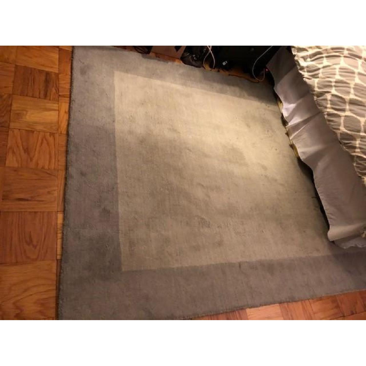 nuLOOM Grey Wool Rug - image-1