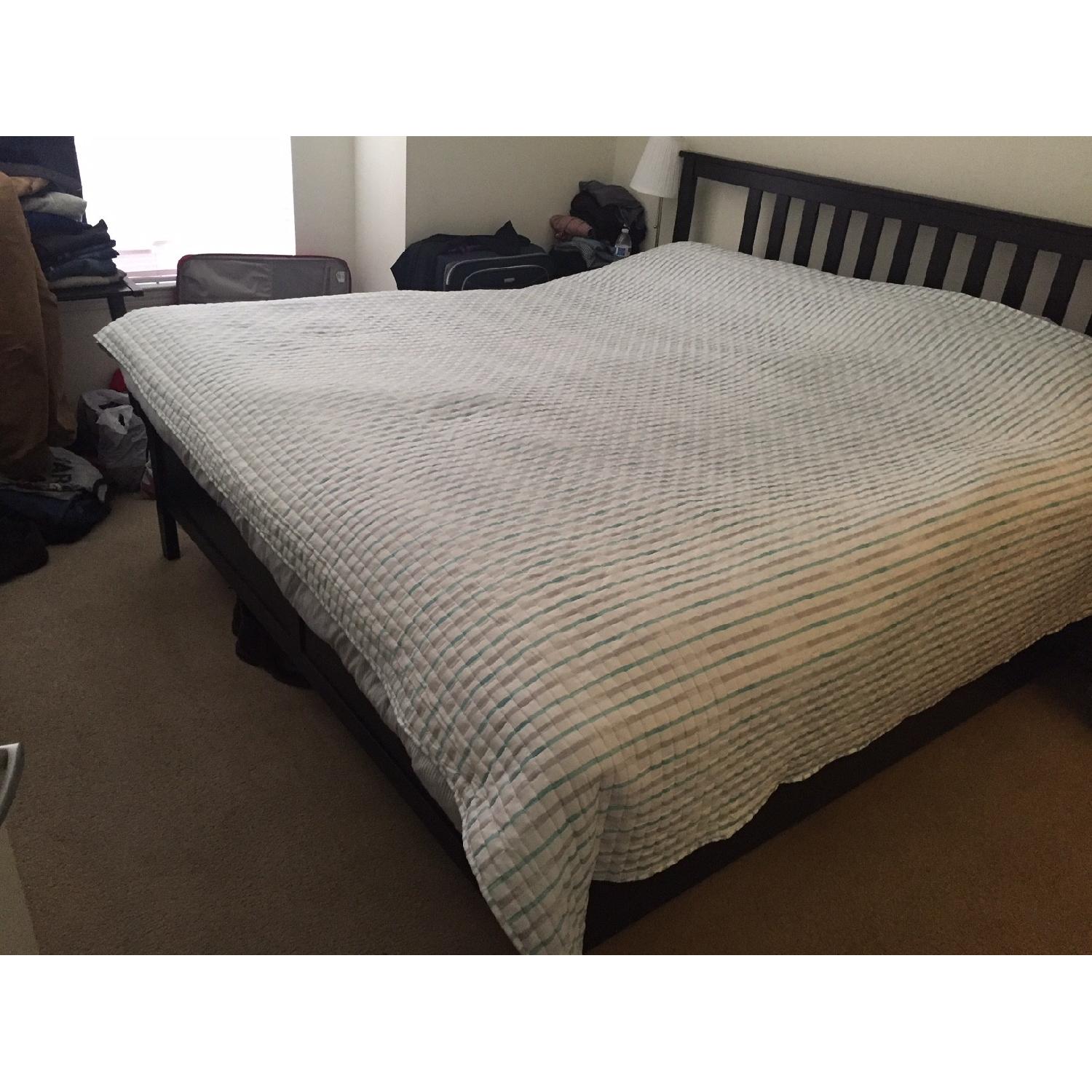 Ikea Hemnes King Size Bed Frame AptDeco