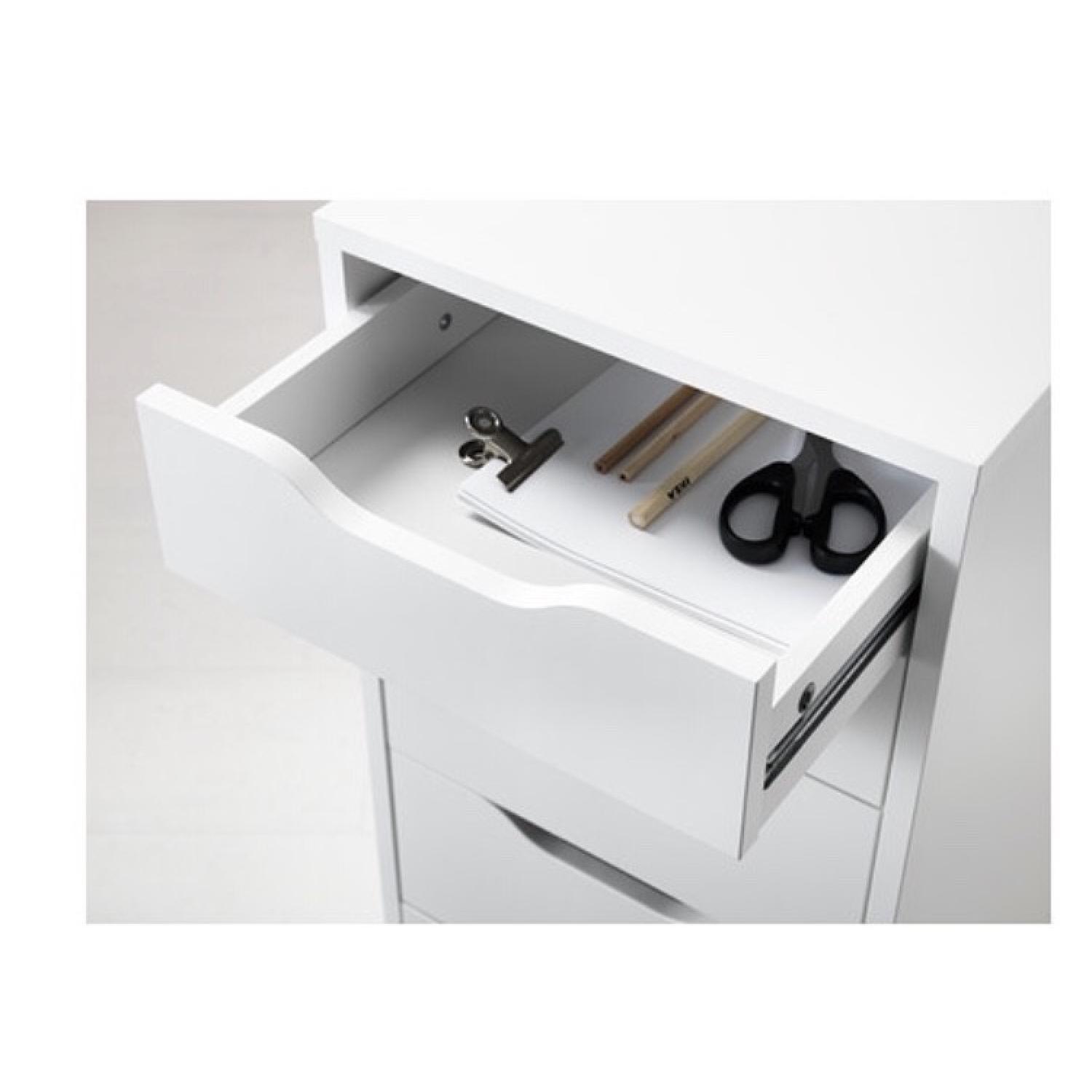 Ikea Modern Desk w/ Removable Drawers - image-6