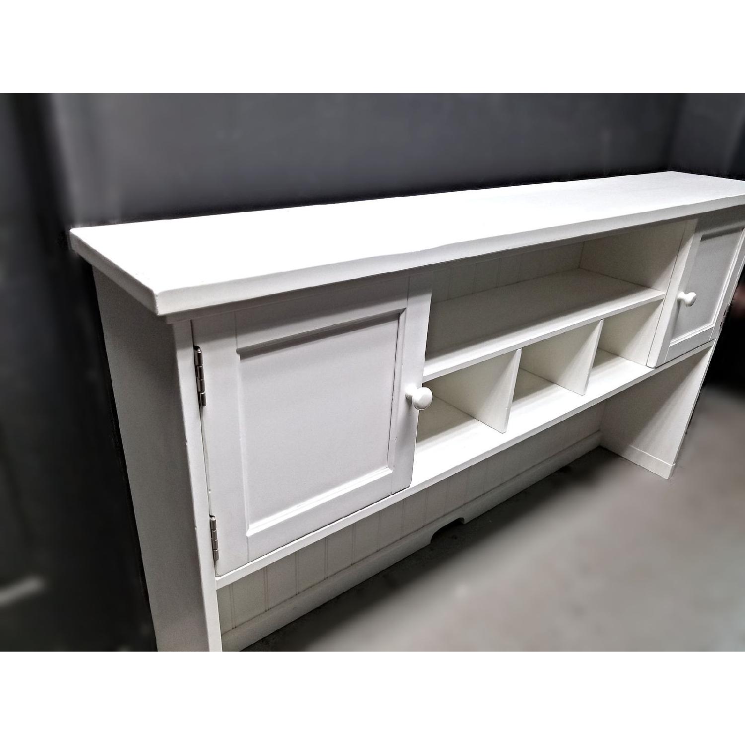 Mid Century Modern White Painted Console/Credenza - image-2
