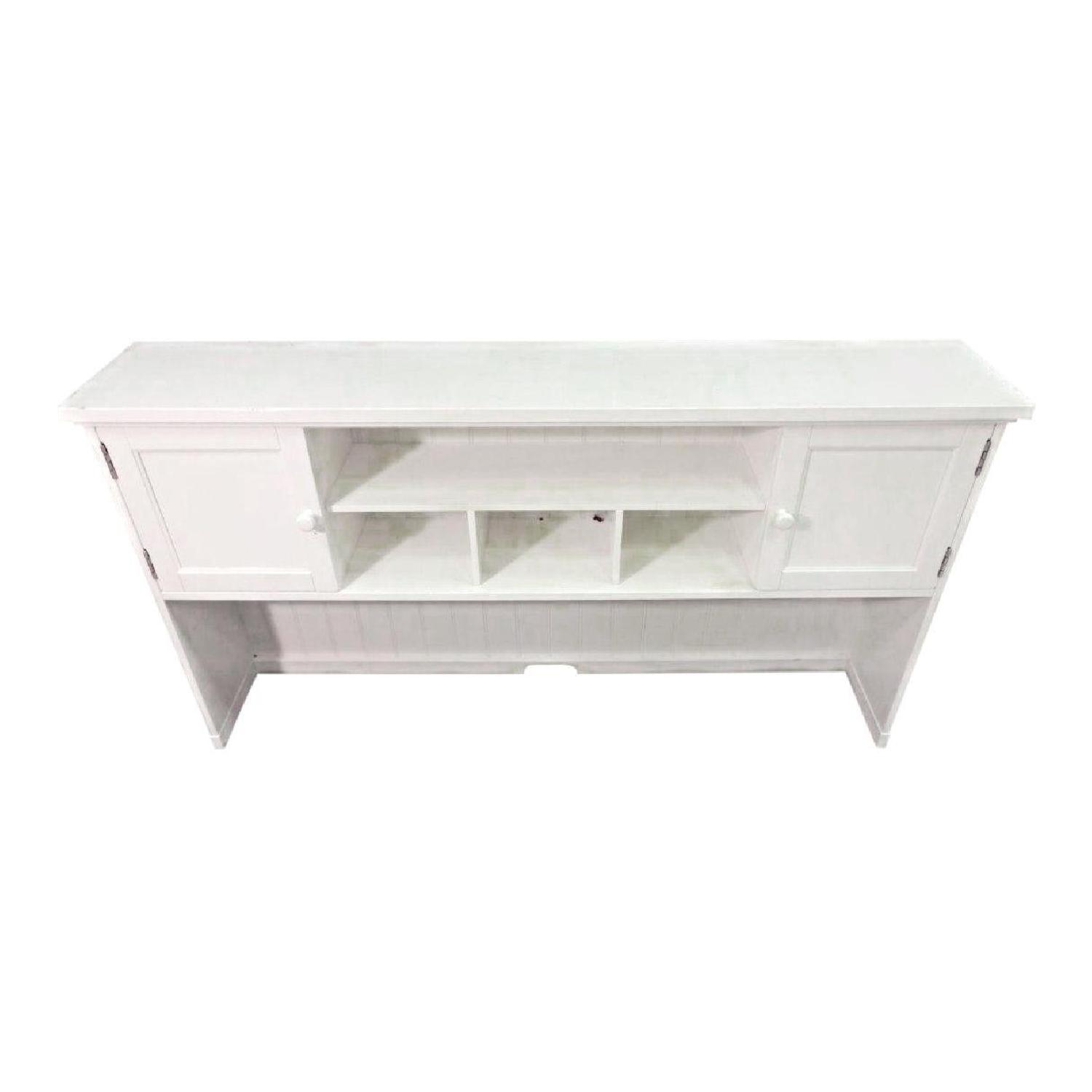 Mid Century Modern White Painted Console/Credenza - image-3