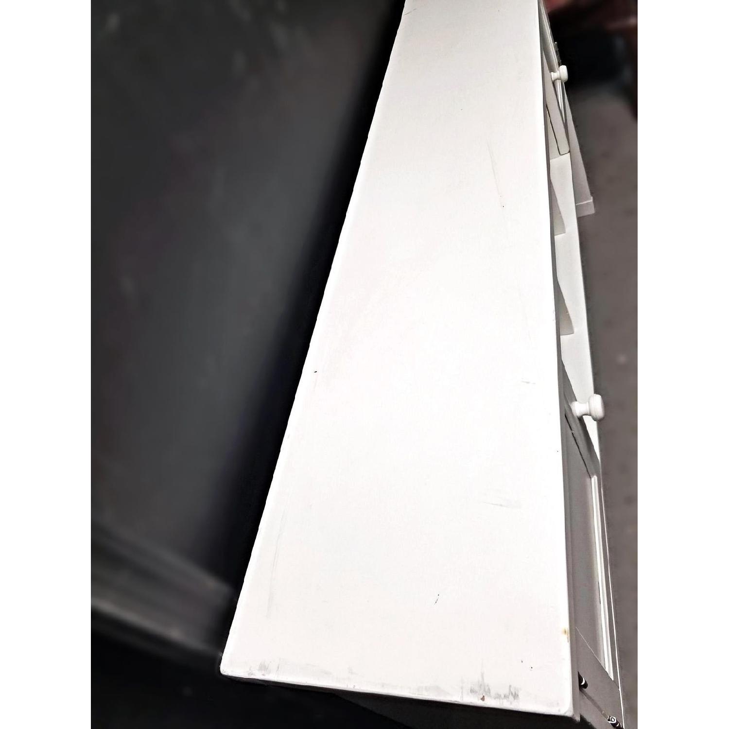 Mid Century Modern White Painted Console/Credenza - image-4