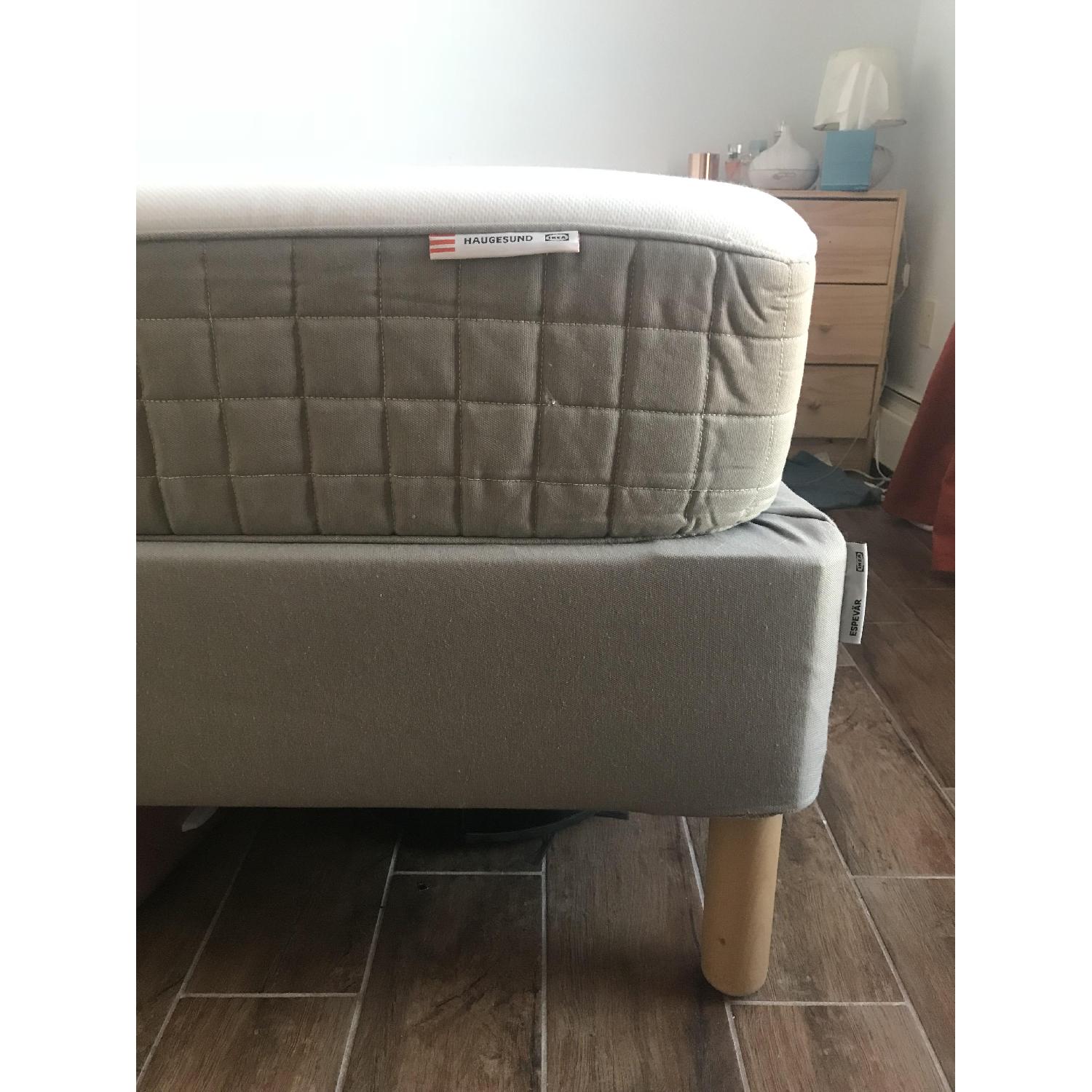 Ikea Espevar Queen Slatted Frame w/ Legs - image-1