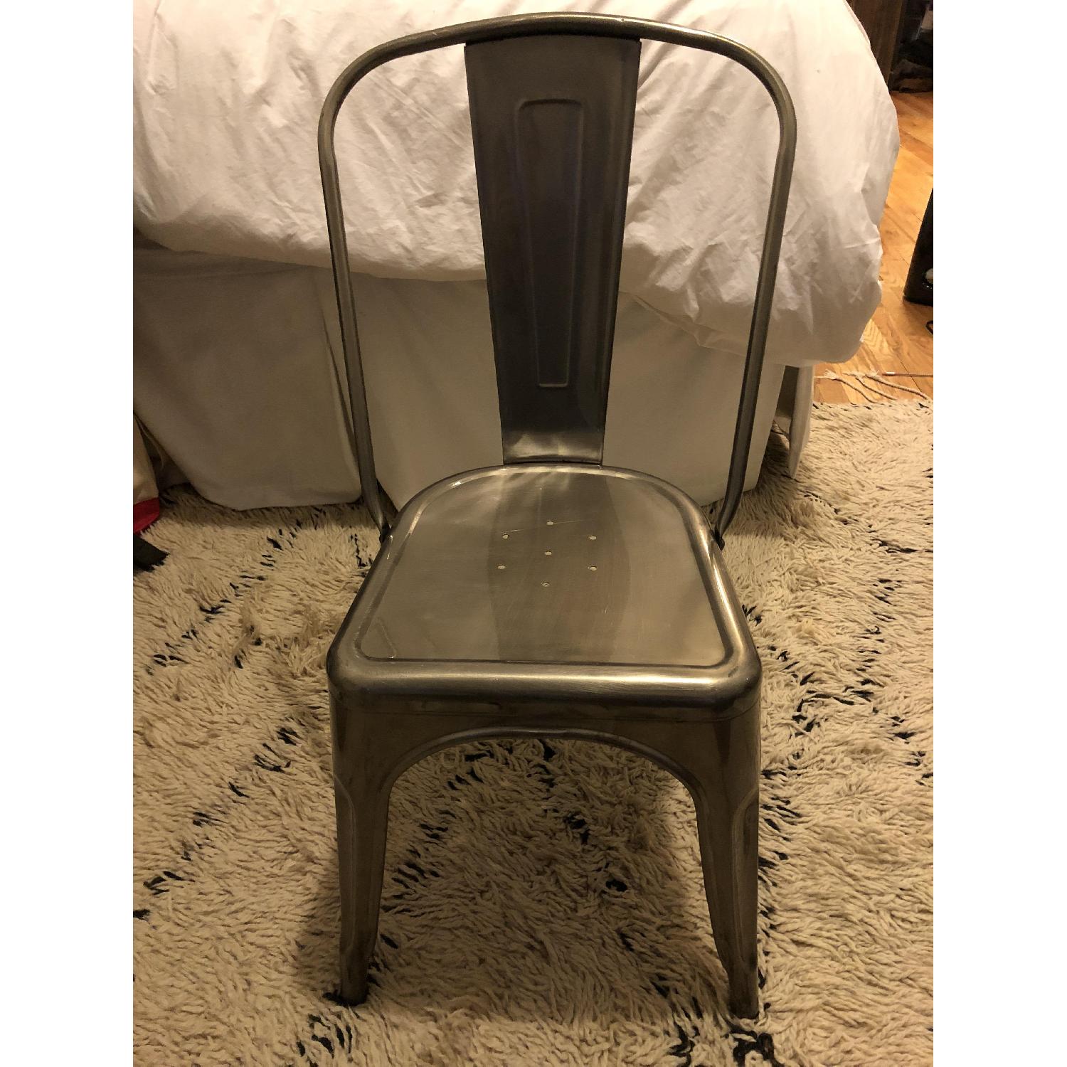 Tolix Style Metal Chair - image-1