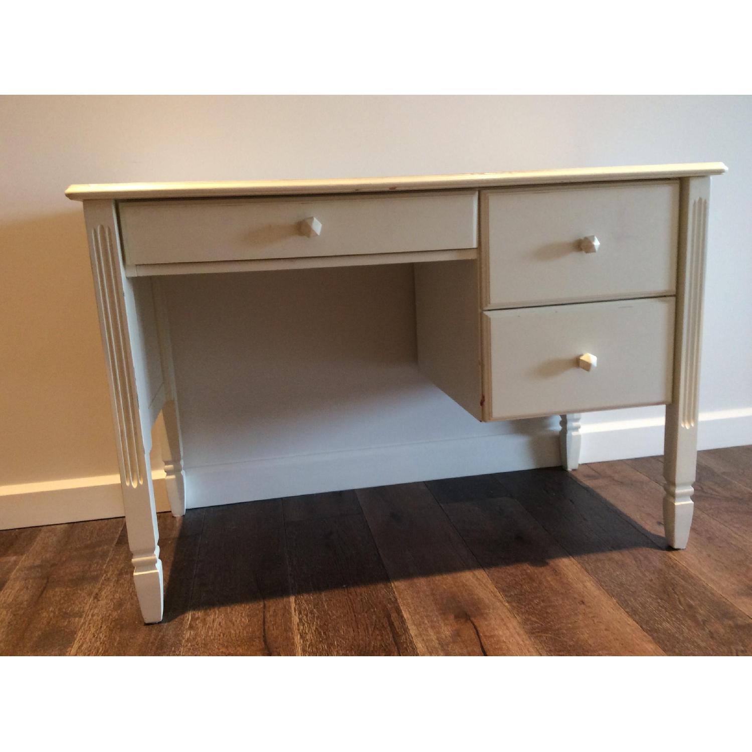 Pottery Barn Madeline White Desk AptDeco