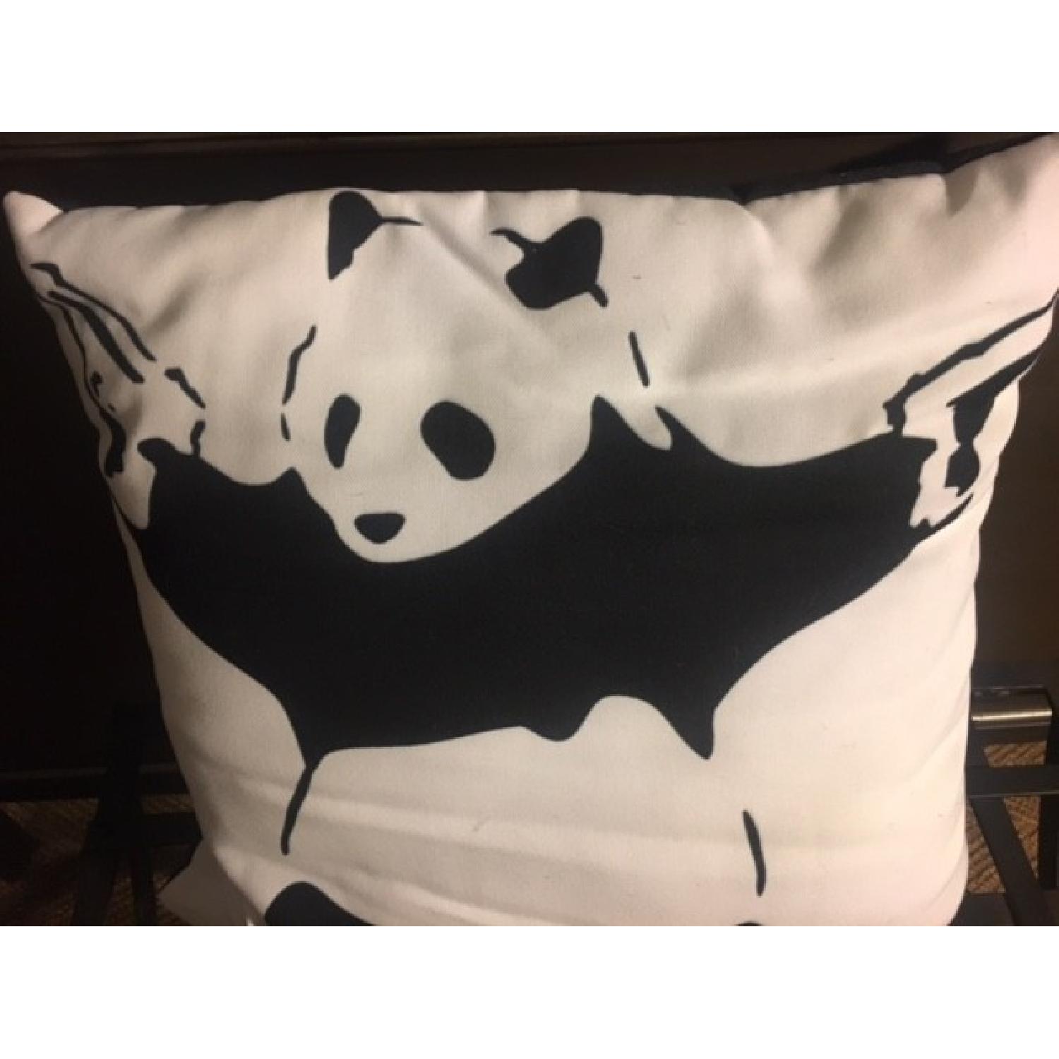 Banksy Throw Pillow - image-2