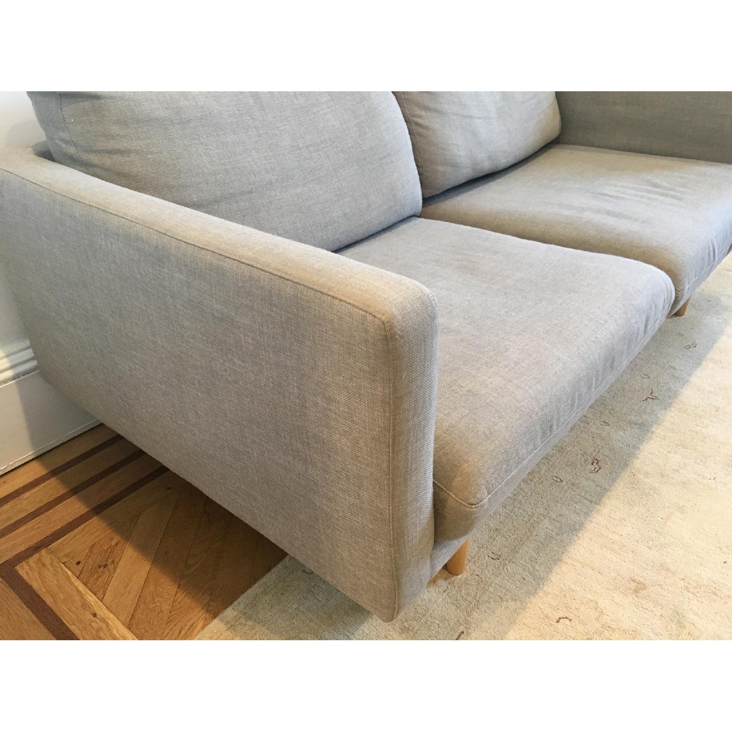 Freedom Furniture Mid Century Modern Sofa AptDeco