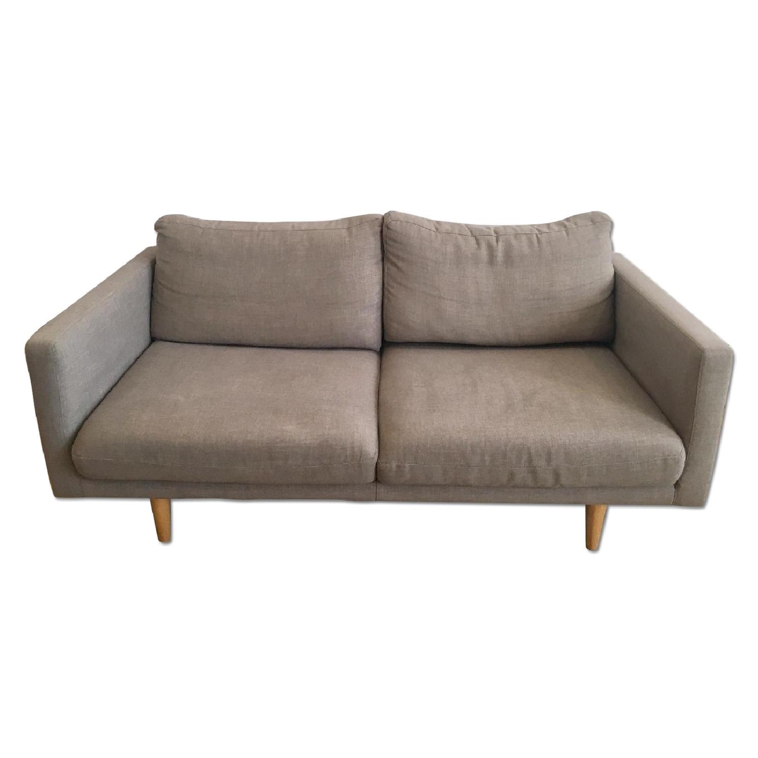 Freedom Furniture Mid Century Modern Sofa AptDeco