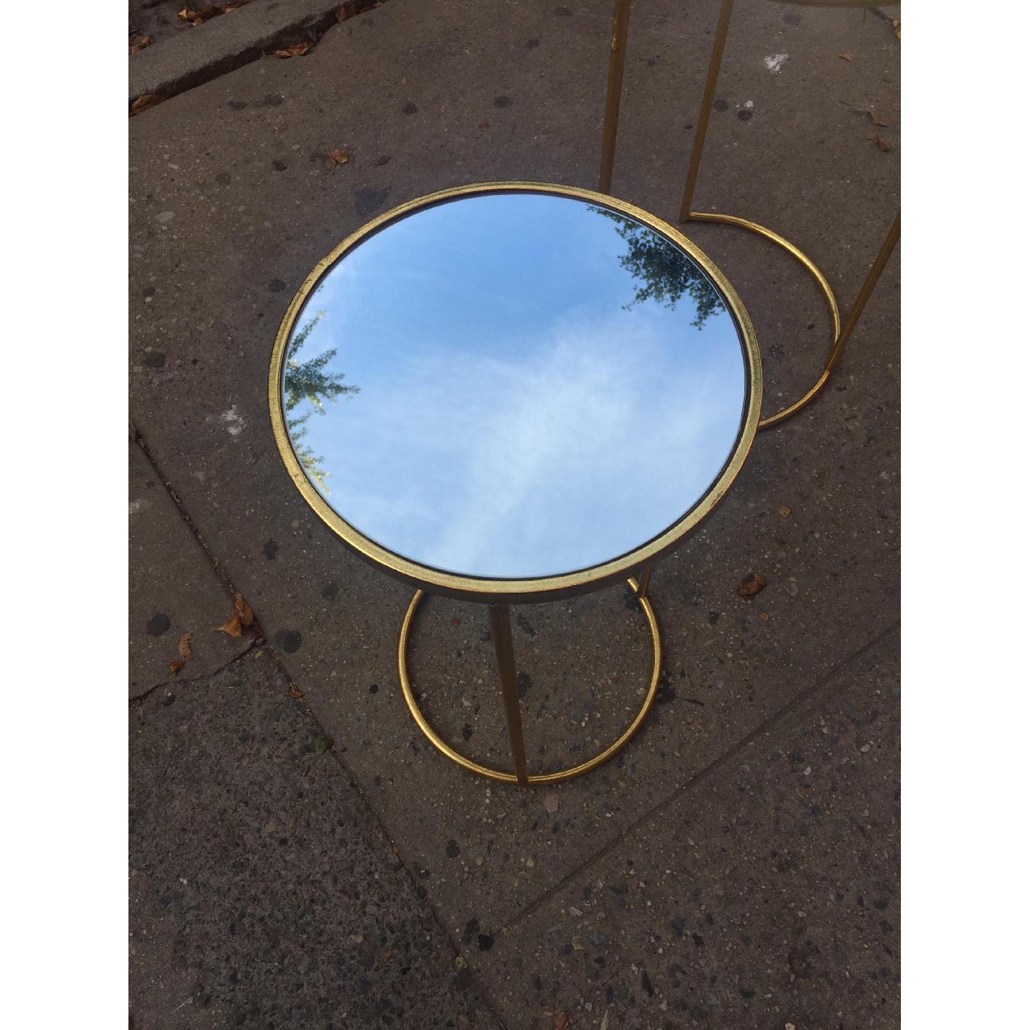 Zara Home Nested Side Tables w/ Mirrored Tops - image-6