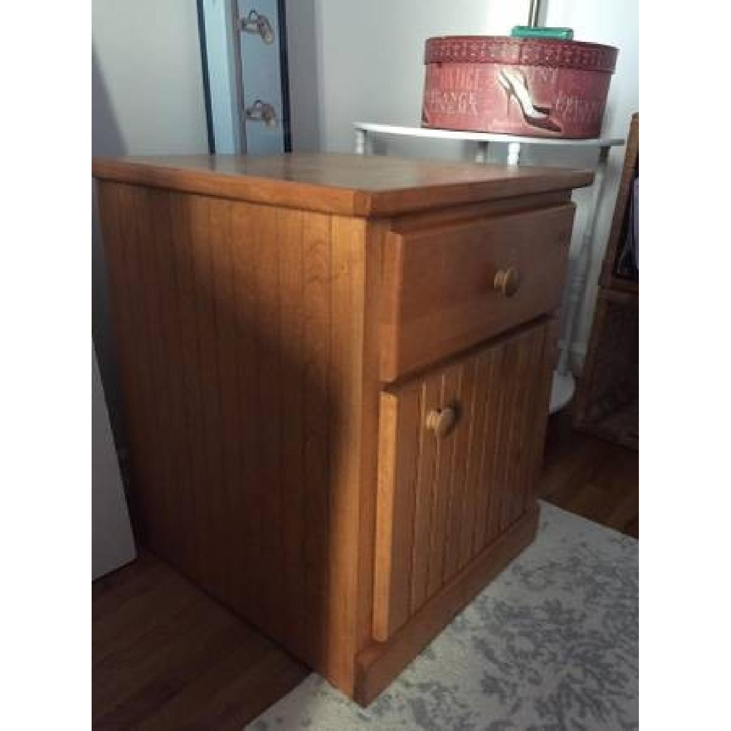 Solid Wood Nightstand/Side Table - image-2