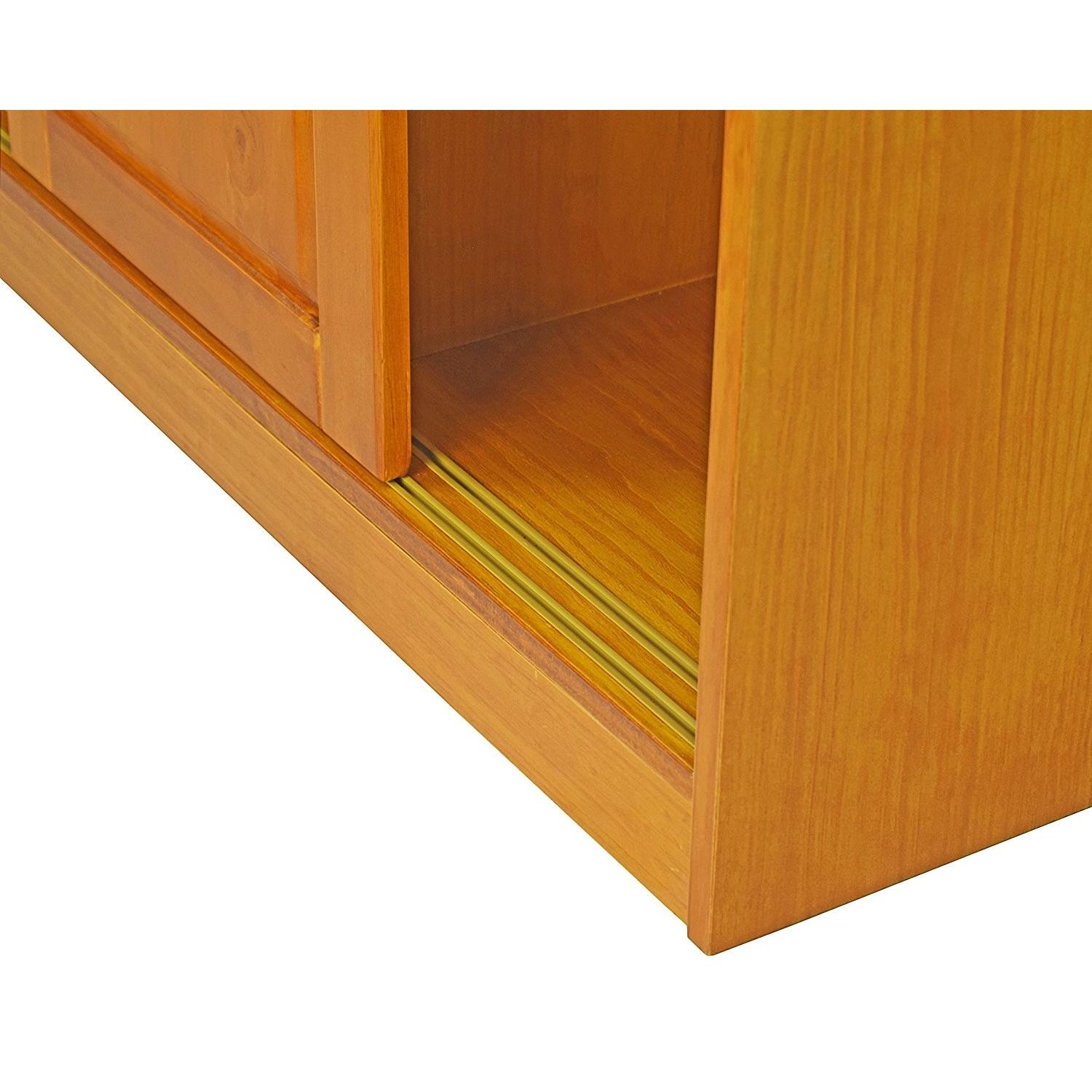 Palace Imports Solid Honey Pine Wood Armoire - image-2