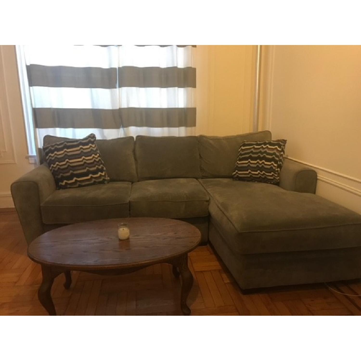 Raymour & Flanigan Artemis 2 Piece Sectional Sofa - AptDeco