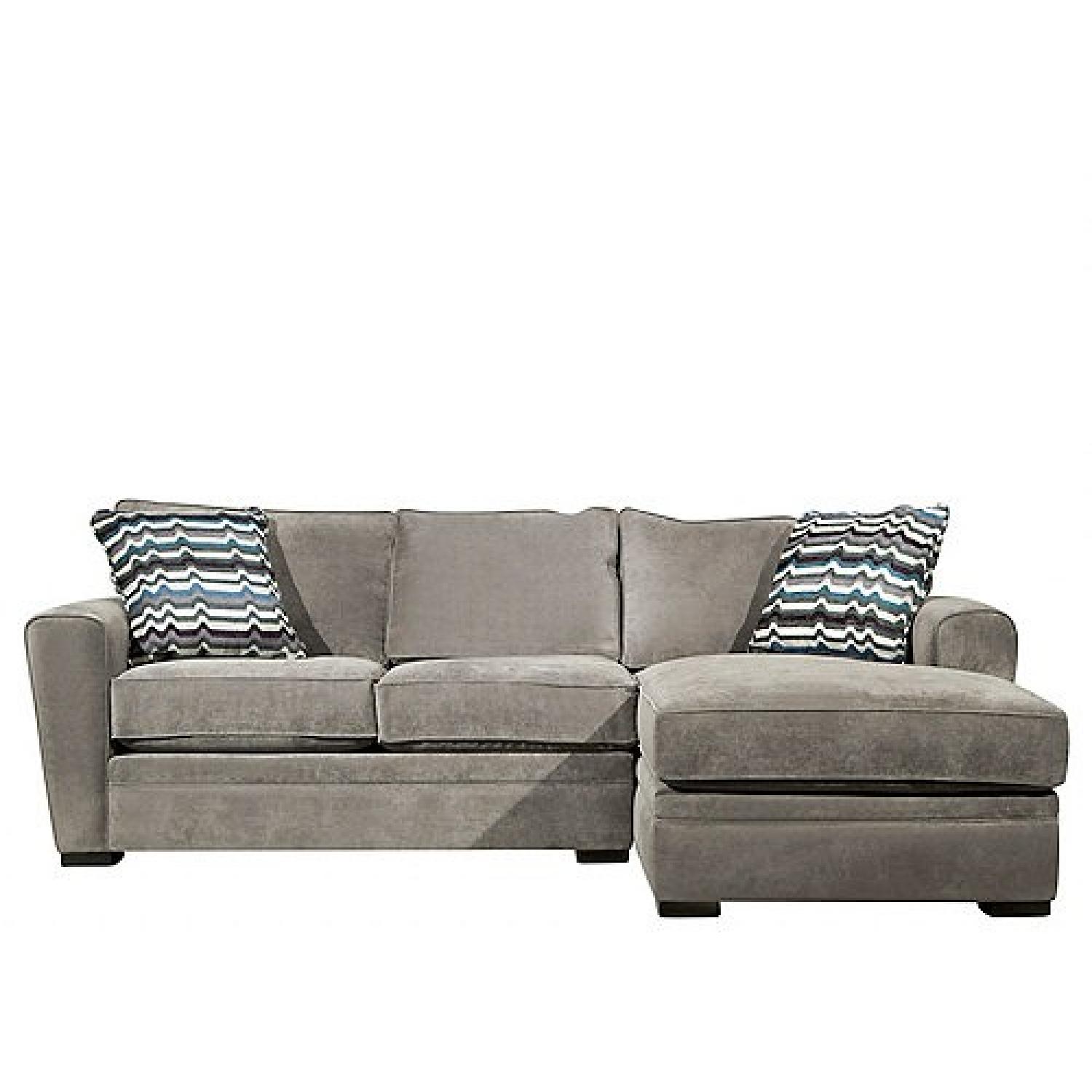 Raymour & Flanigan Artemis 2 Piece Sectional Sofa - AptDeco