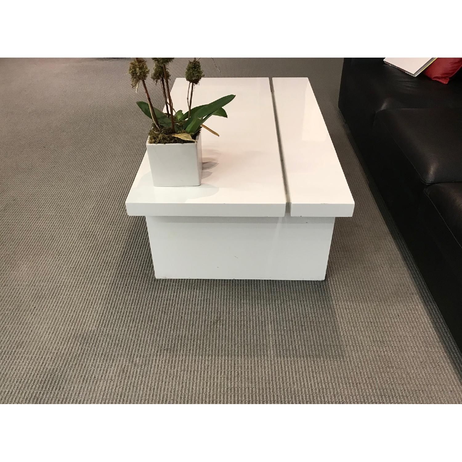 Jesper Office White Modern Coffee Table - image-3