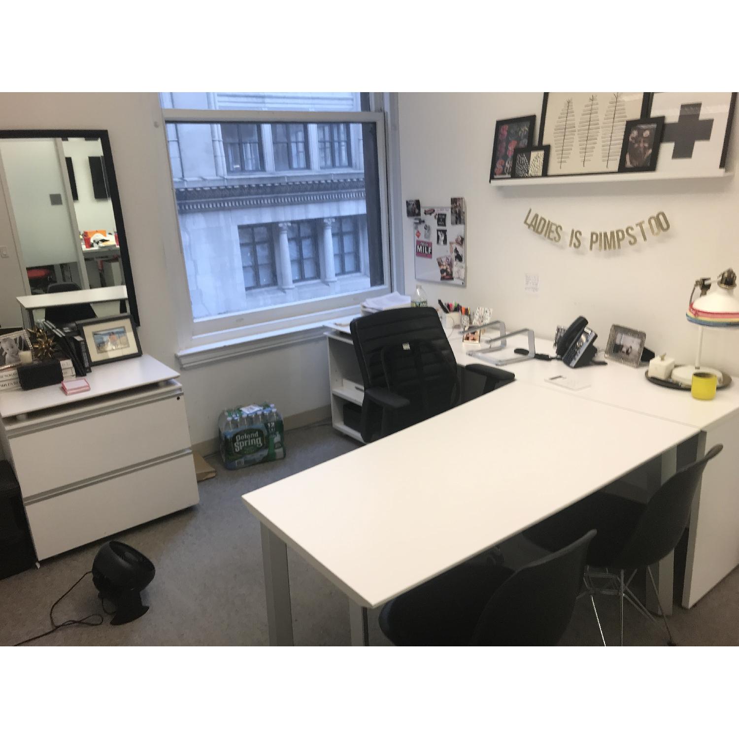 Jesper Office L Shaped Wrap Around Office Desk AptDeco