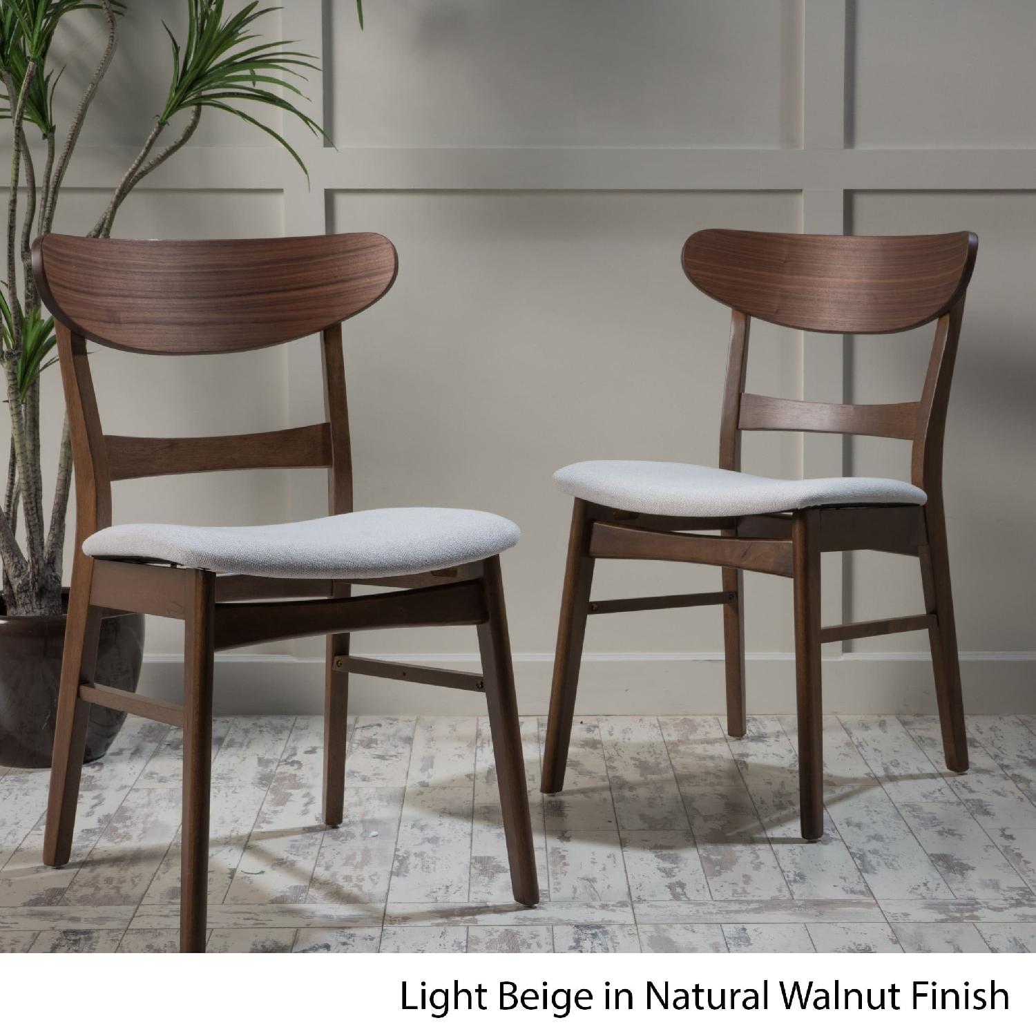 Alwyn Dining Table w/ 4 Idalia Mid-Century Dining Chairs - image-3