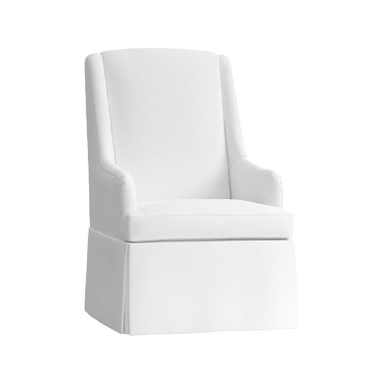 Pottery Barn White Baby Glider AptDeco