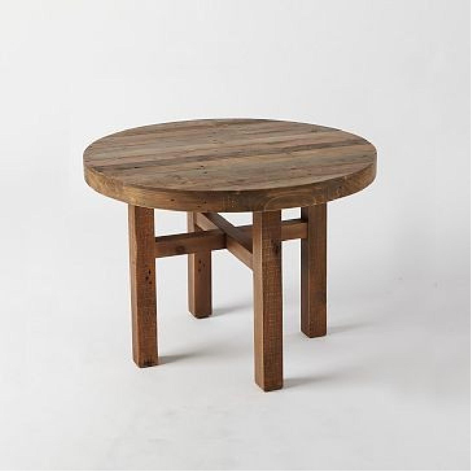West Elm Emmerson Reclaimed Pine Round Table AptDeco