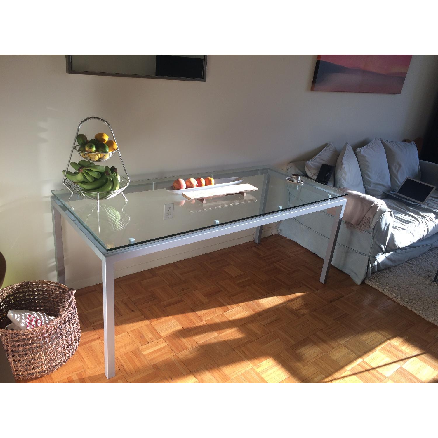 Ikea Torsby Glass Top Dining Table - image-3