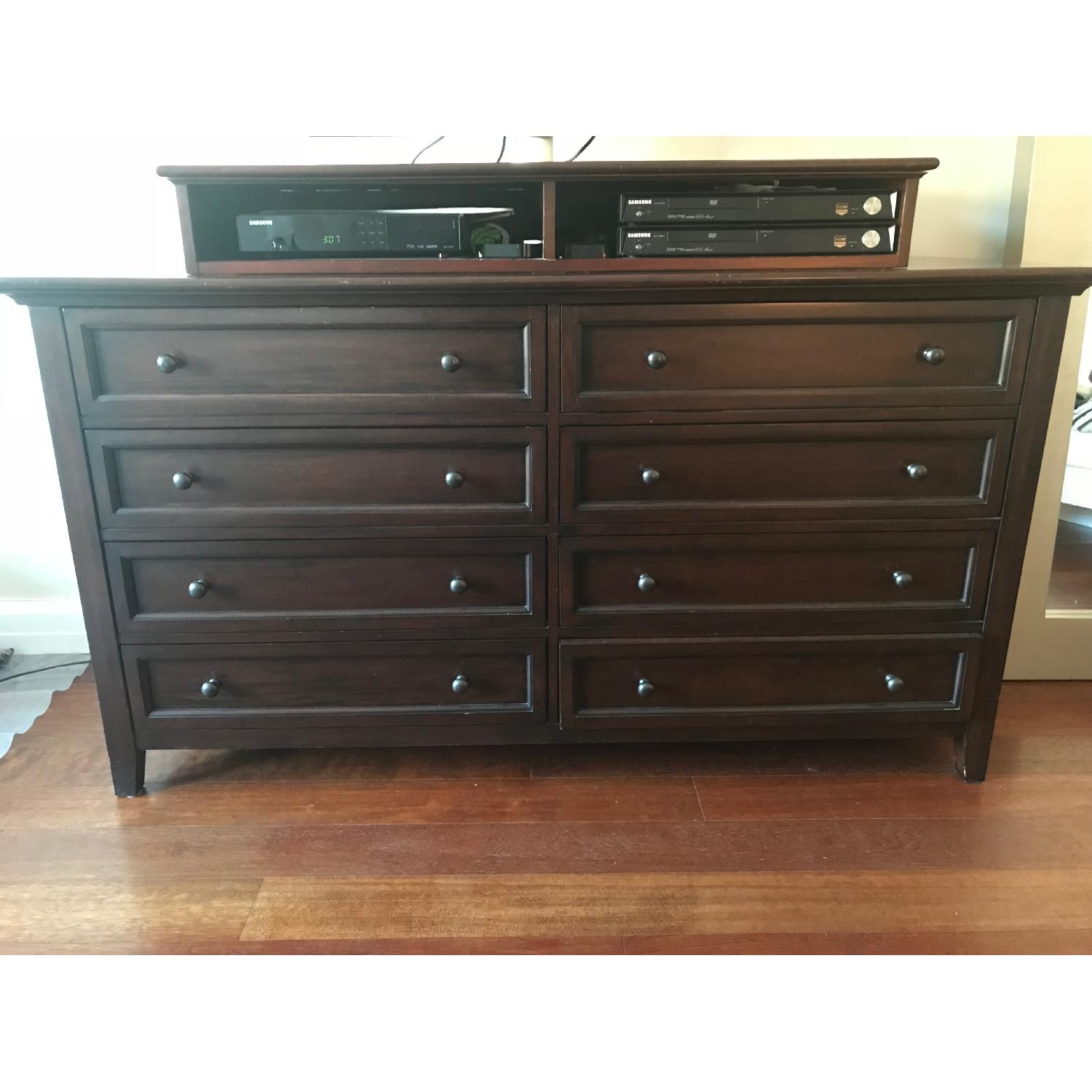 Pottery Barn Extra Wide Hudson Dresser w/ Removable Hutch - image-4