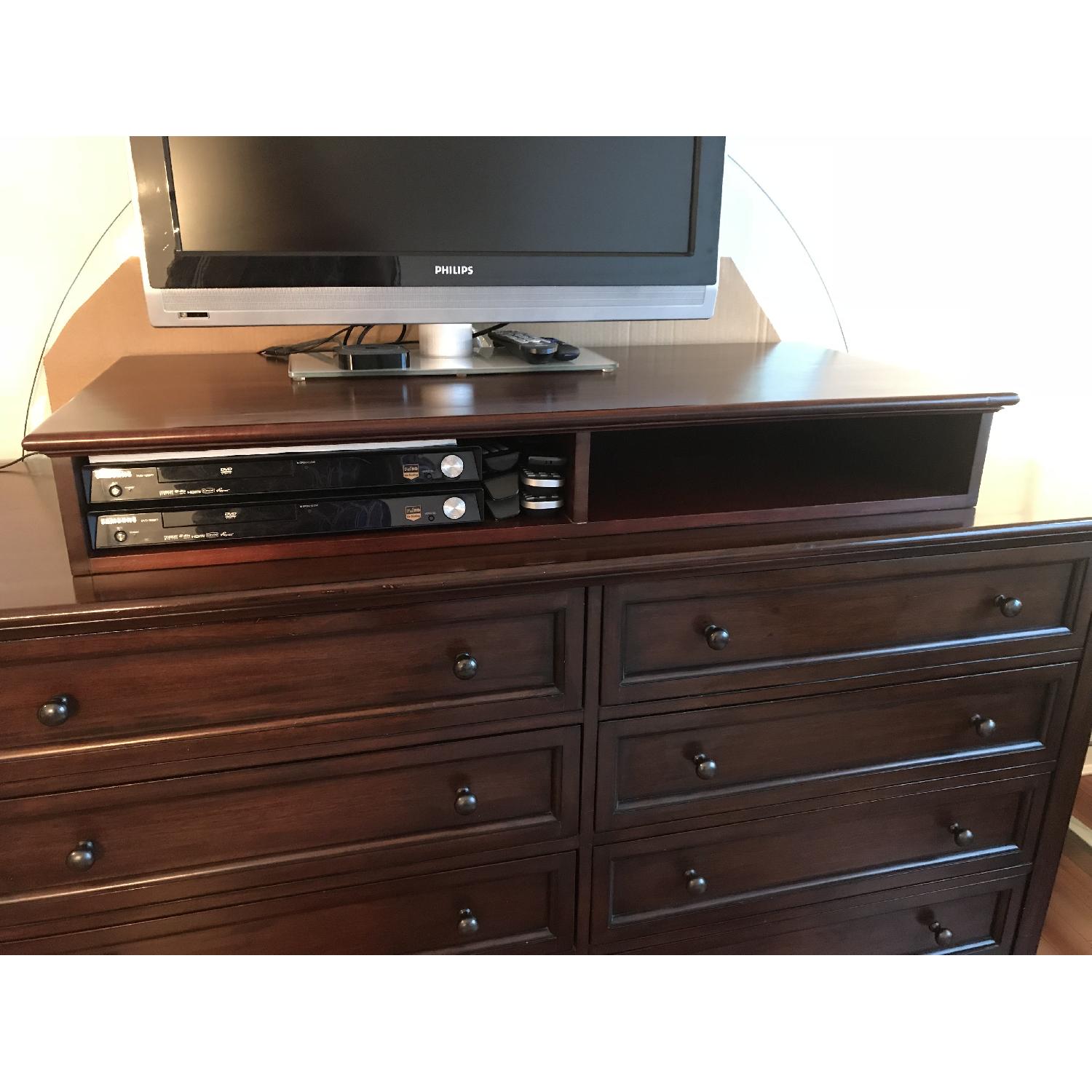 Pottery Barn Extra Wide Hudson Dresser w/ Removable Hutch - image-7