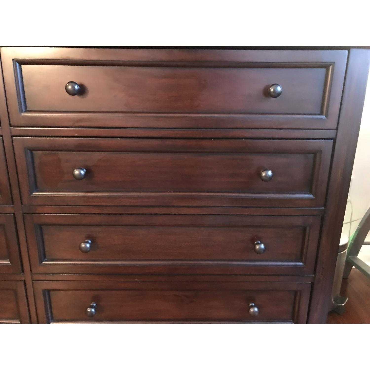 Pottery Barn Extra Wide Hudson Dresser w/ Removable Hutch - image-8