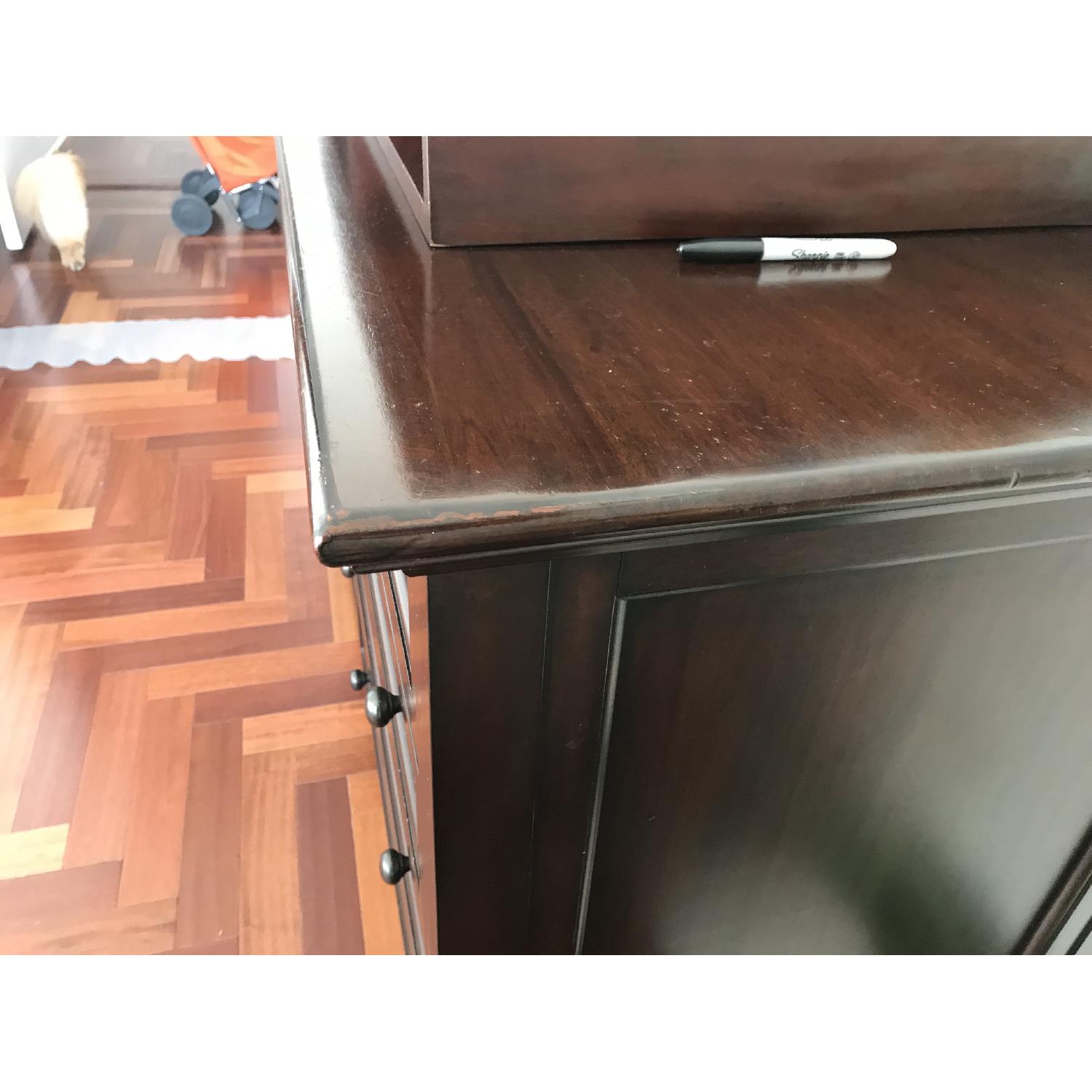 Pottery Barn Extra Wide Hudson Dresser w/ Removable Hutch - image-10