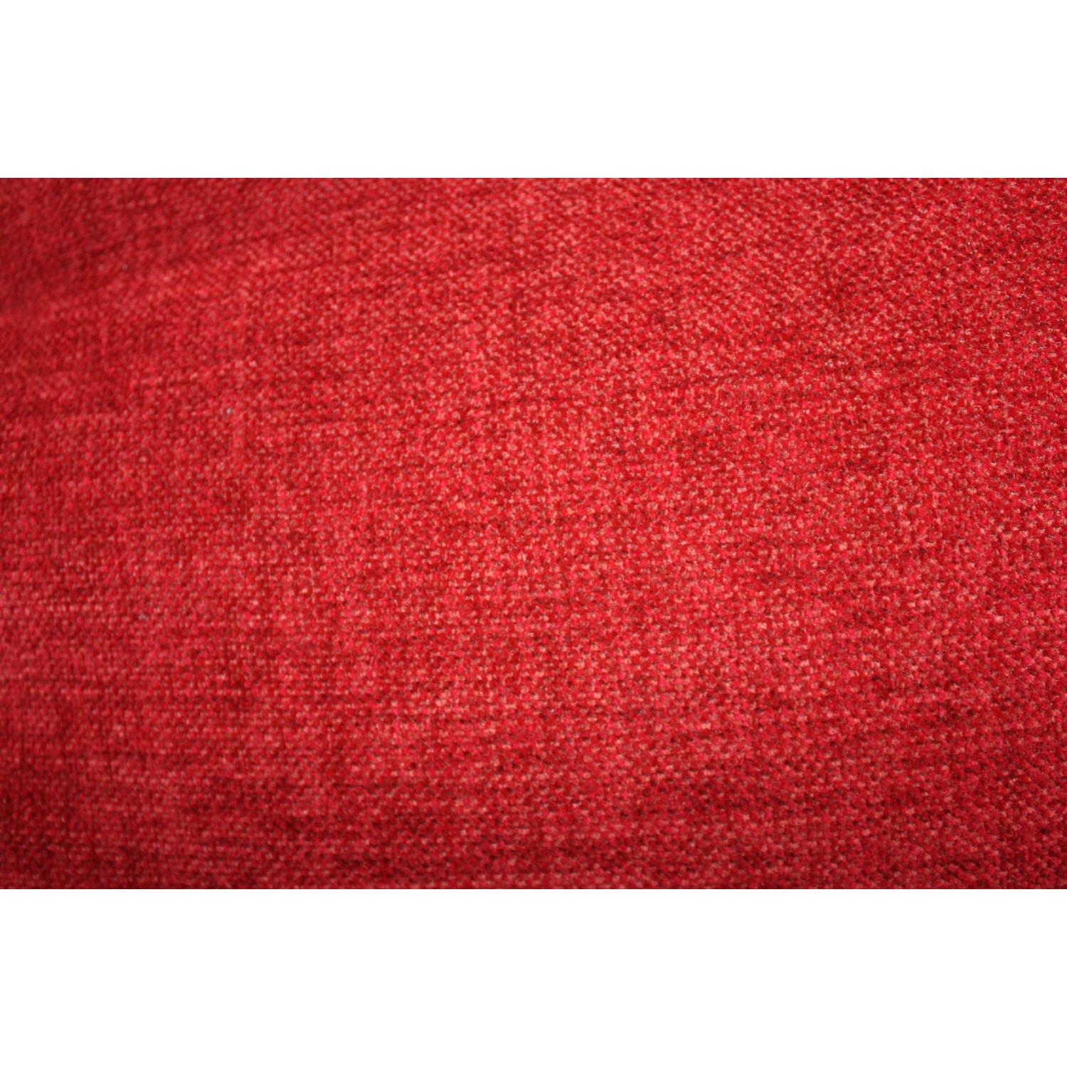 Rowe Red Chenille Loveseat - image-3