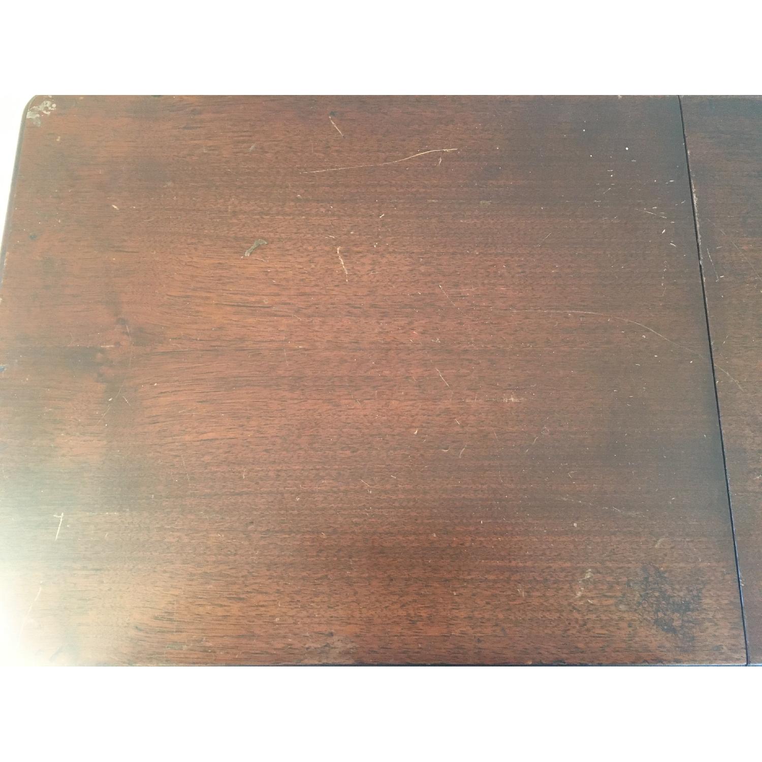 Antique Desk with Working Sewing Machine - image-8