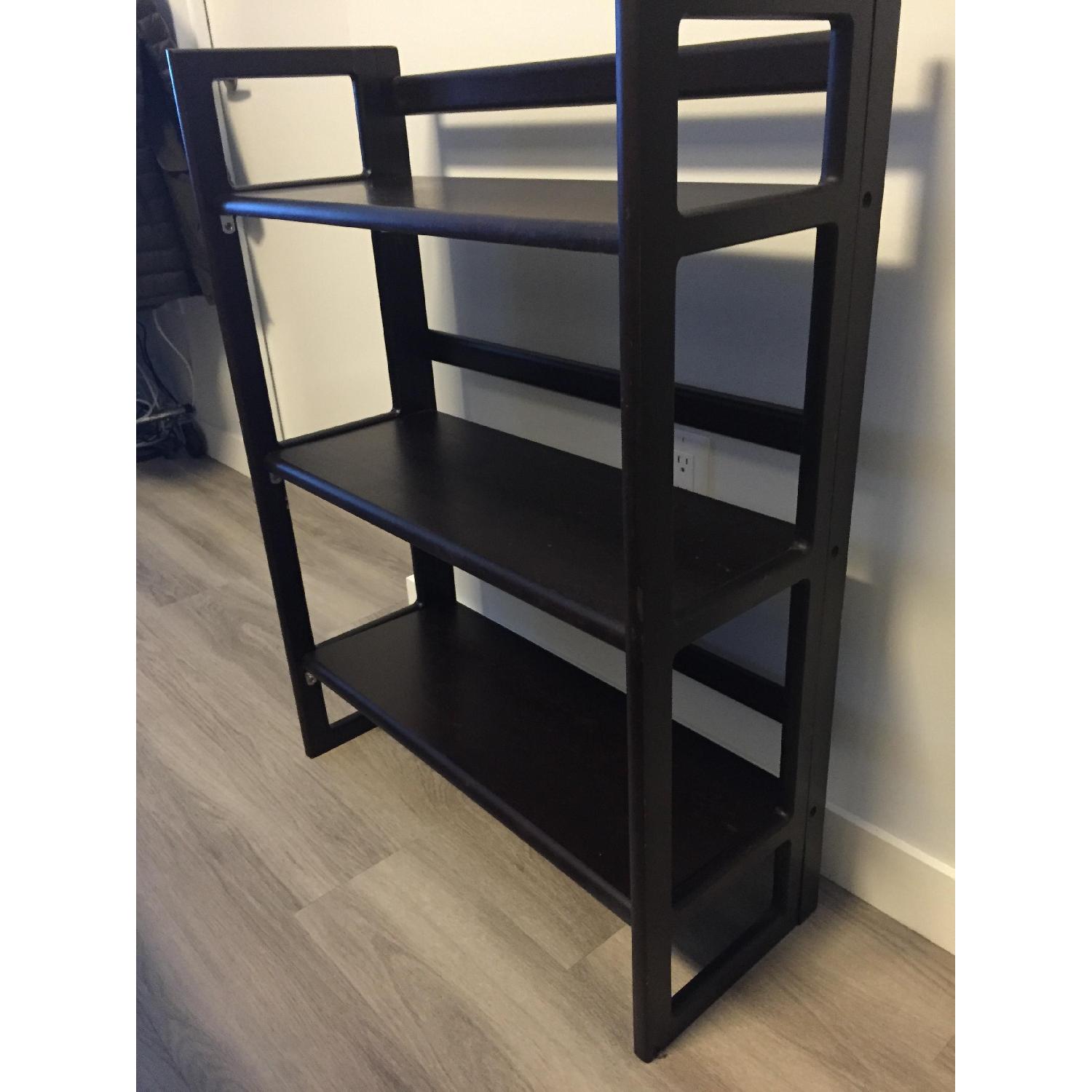 The Container Store Solid Wood Stackable Folding Bookcase - Pair - image-3
