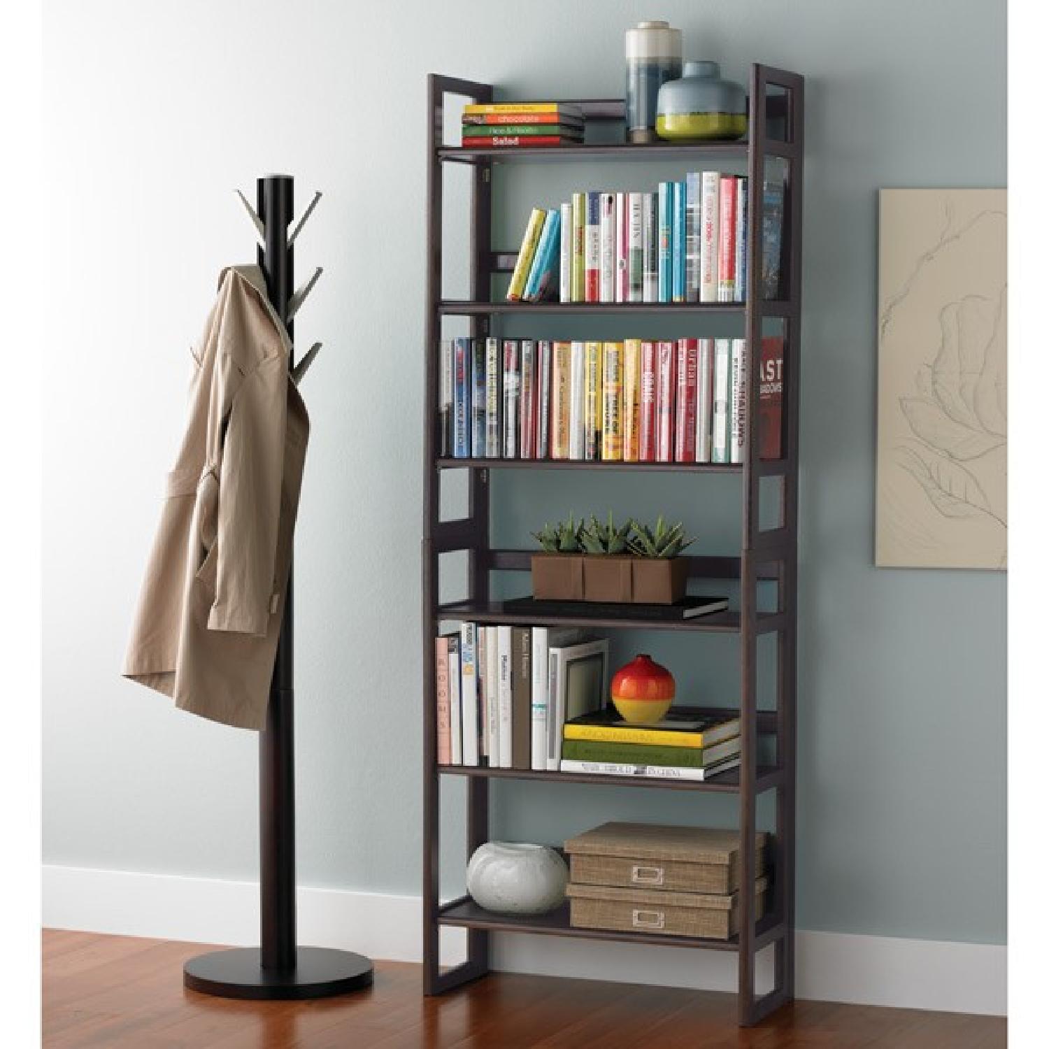The Container Store Solid Wood Stackable Folding Bookcase - Pair - image-6