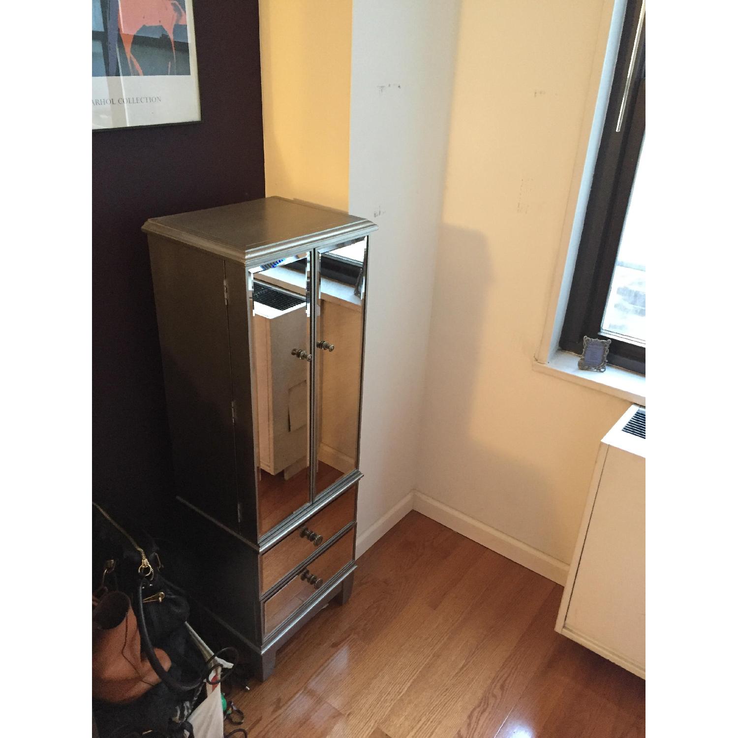 Pier 1 Hayworth Mirrored Jewelry Armoire - image-5