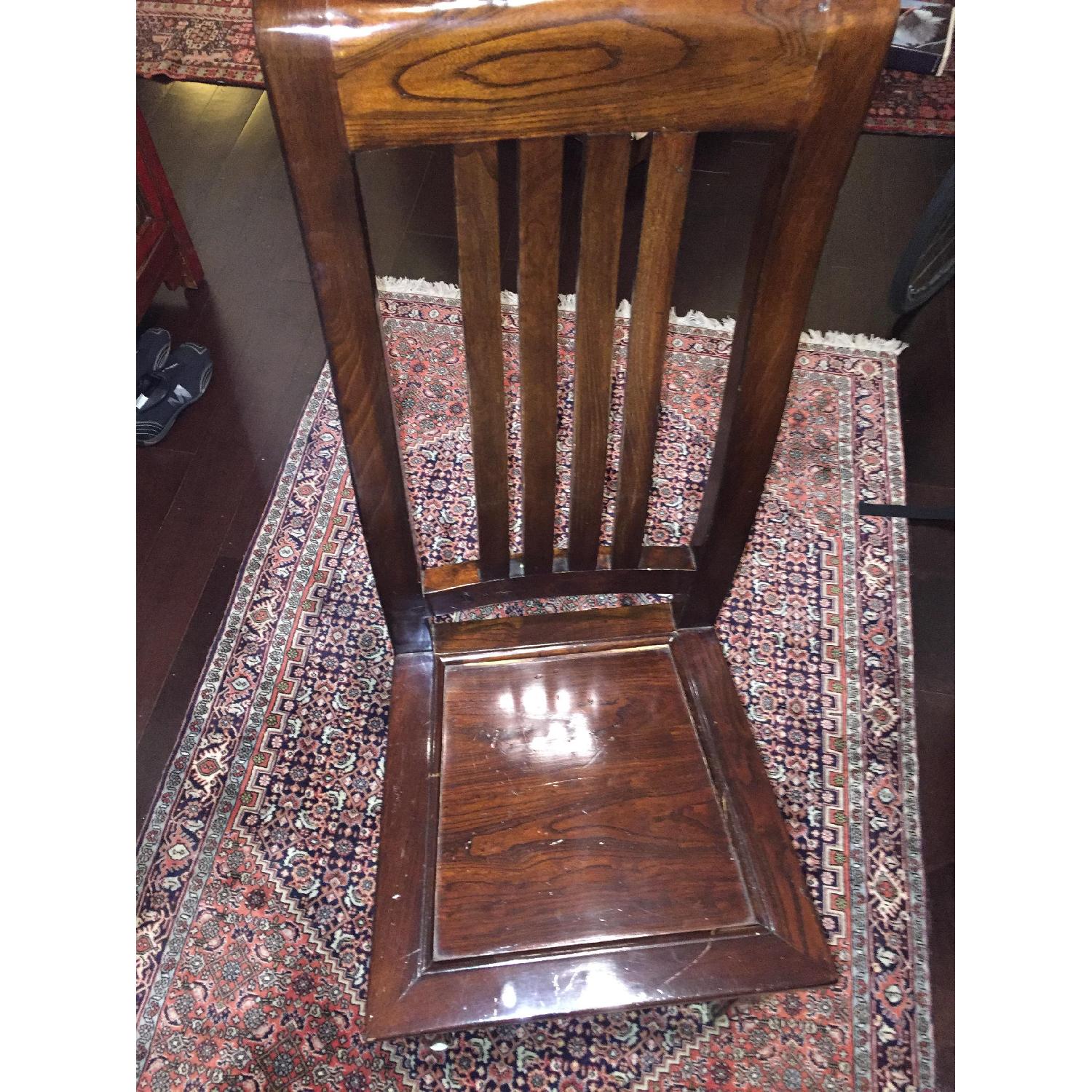 Asian Expandable Dining Table w/ 4 Chairs - AptDeco