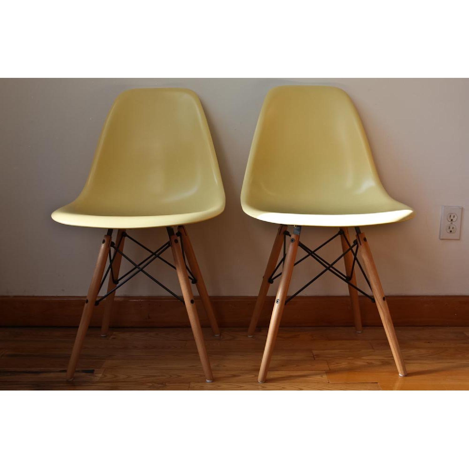 Vertigo Interiors Eames Eiffel Style Plastic Chairs - Pair - image-2