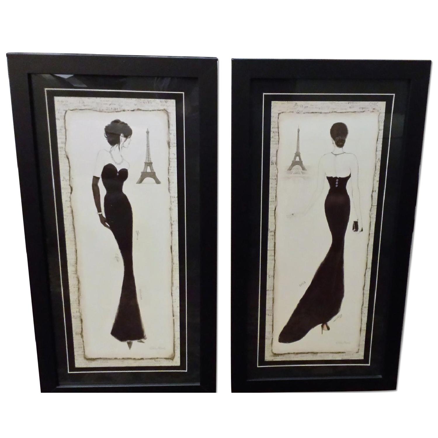 Elegance I and II by Emily Adams - Framed Wall Art - Set of - image-0