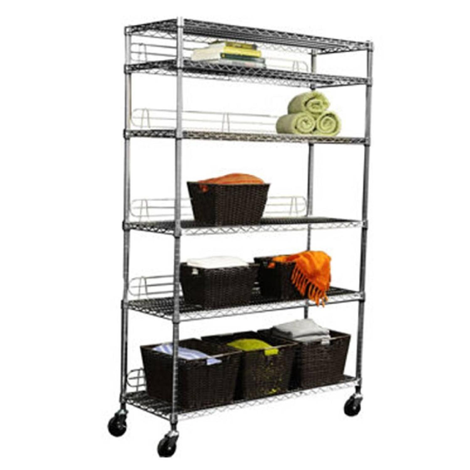 Trinity EcoStorage 6-Tier Wire Industrial Shelving Rack - image-0