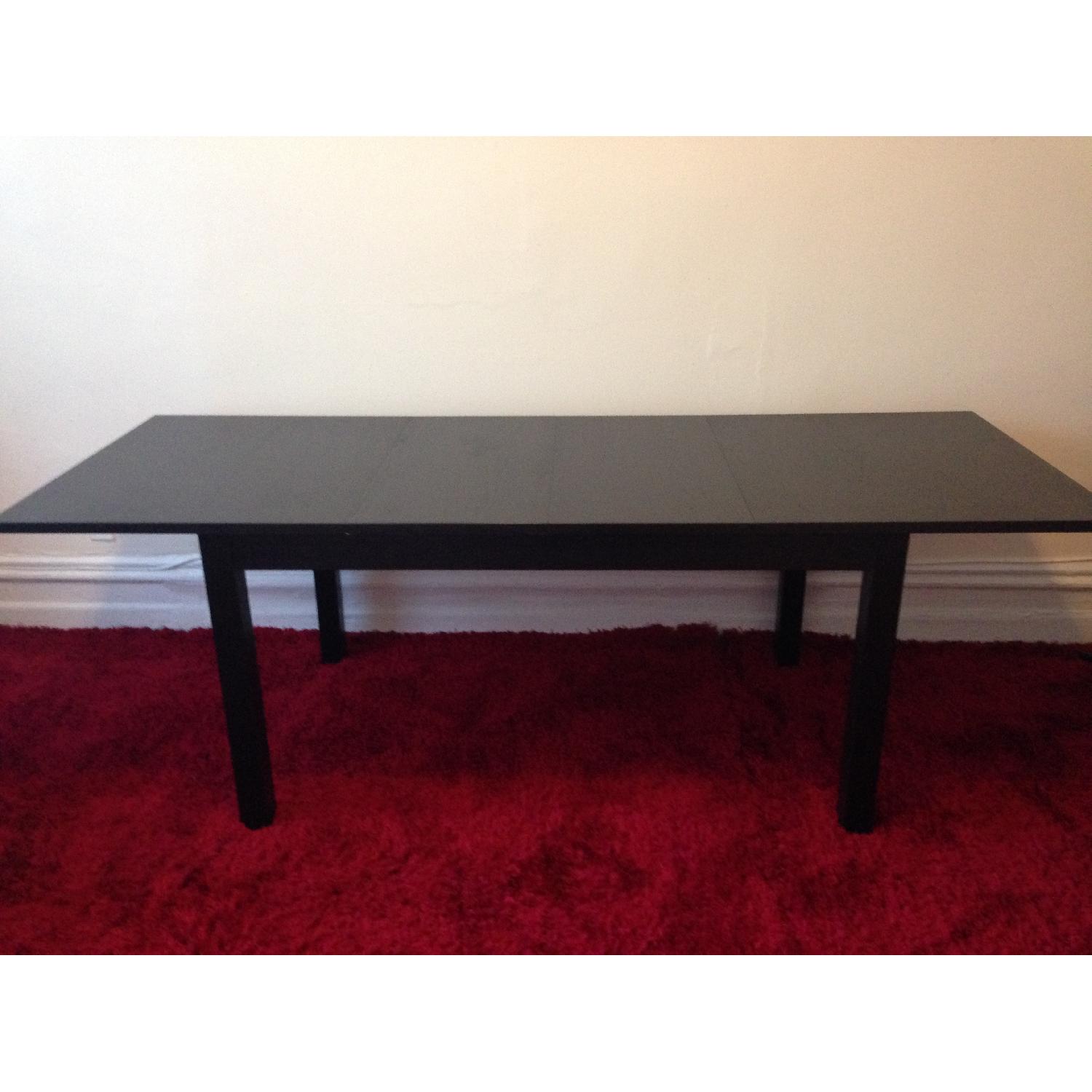 Ikea Bjursta Expandable Brown Dining Table - image-3