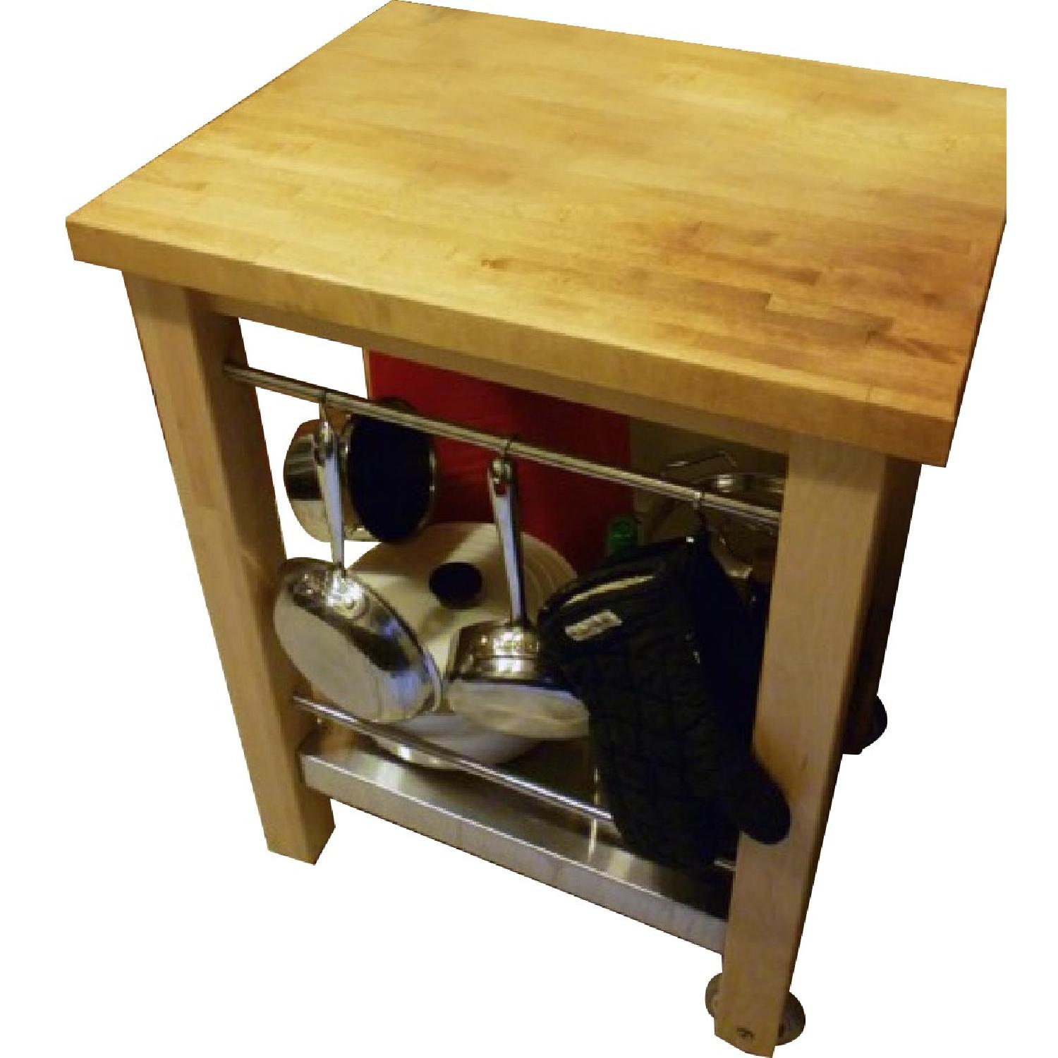 Ikea Wood Butcher Block - image-0