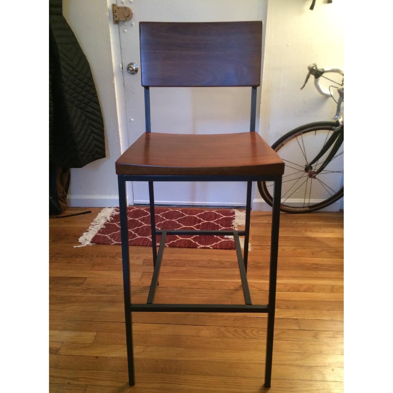 West Elm Rustic Bar Stool - image-1