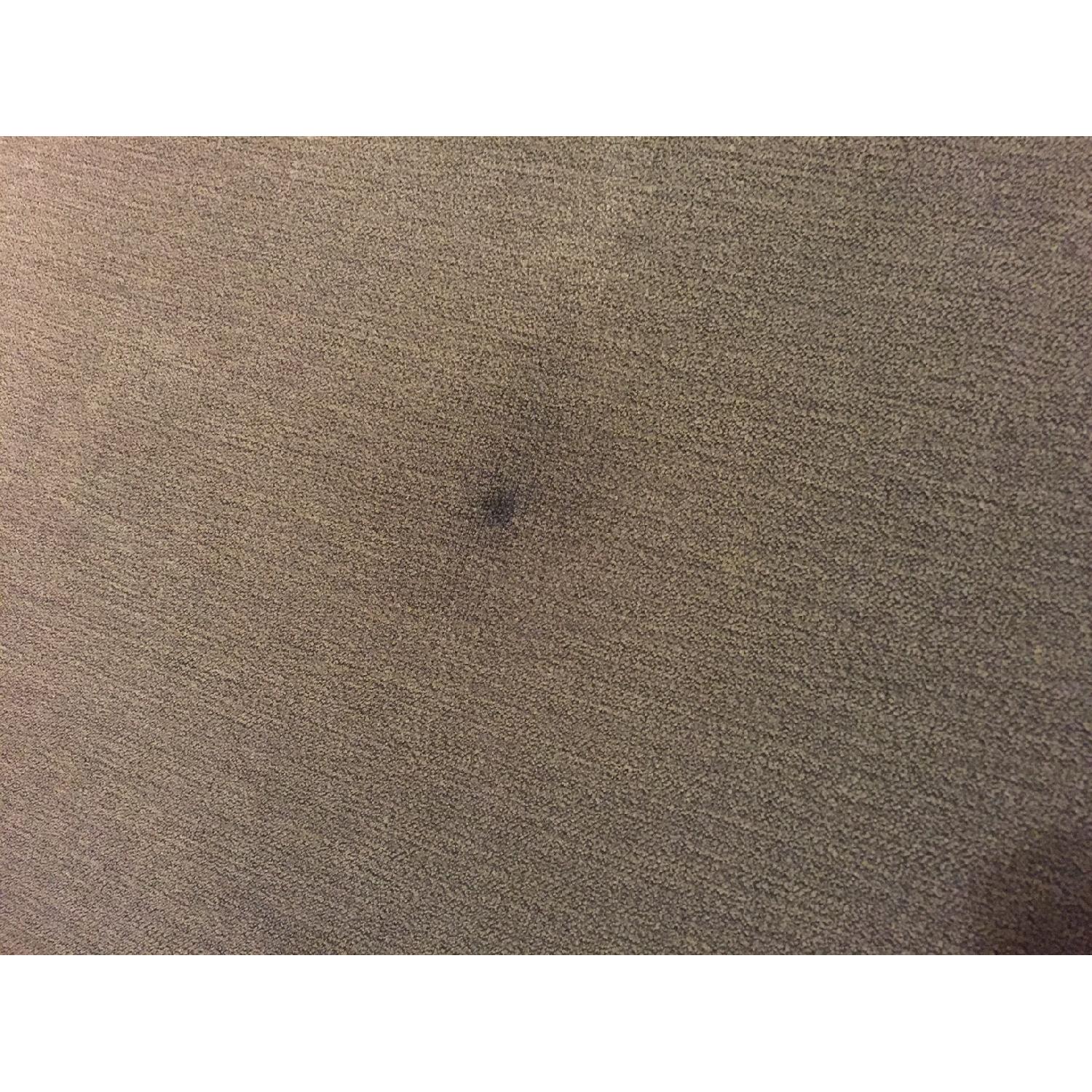 Jordan's Furniture Blue/Grey Microfiber Loveseat - image-4