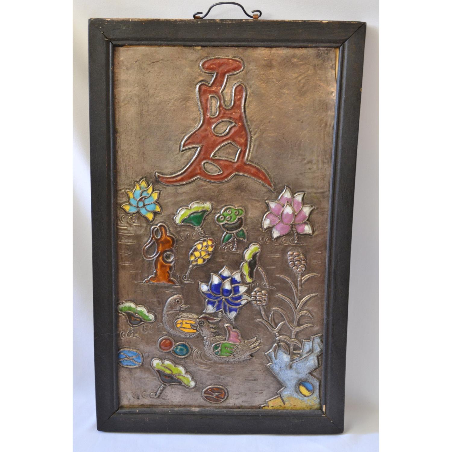 Antique Asian/Chinese Wall Art Paintings - Set of 4 - image-4