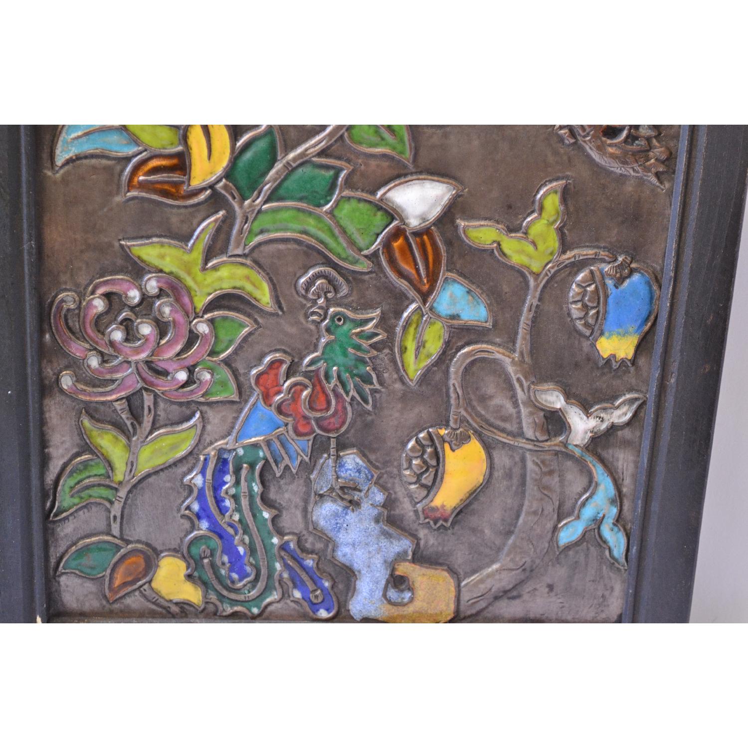 Antique Asian/Chinese Wall Art Paintings - Set of 4 - image-7