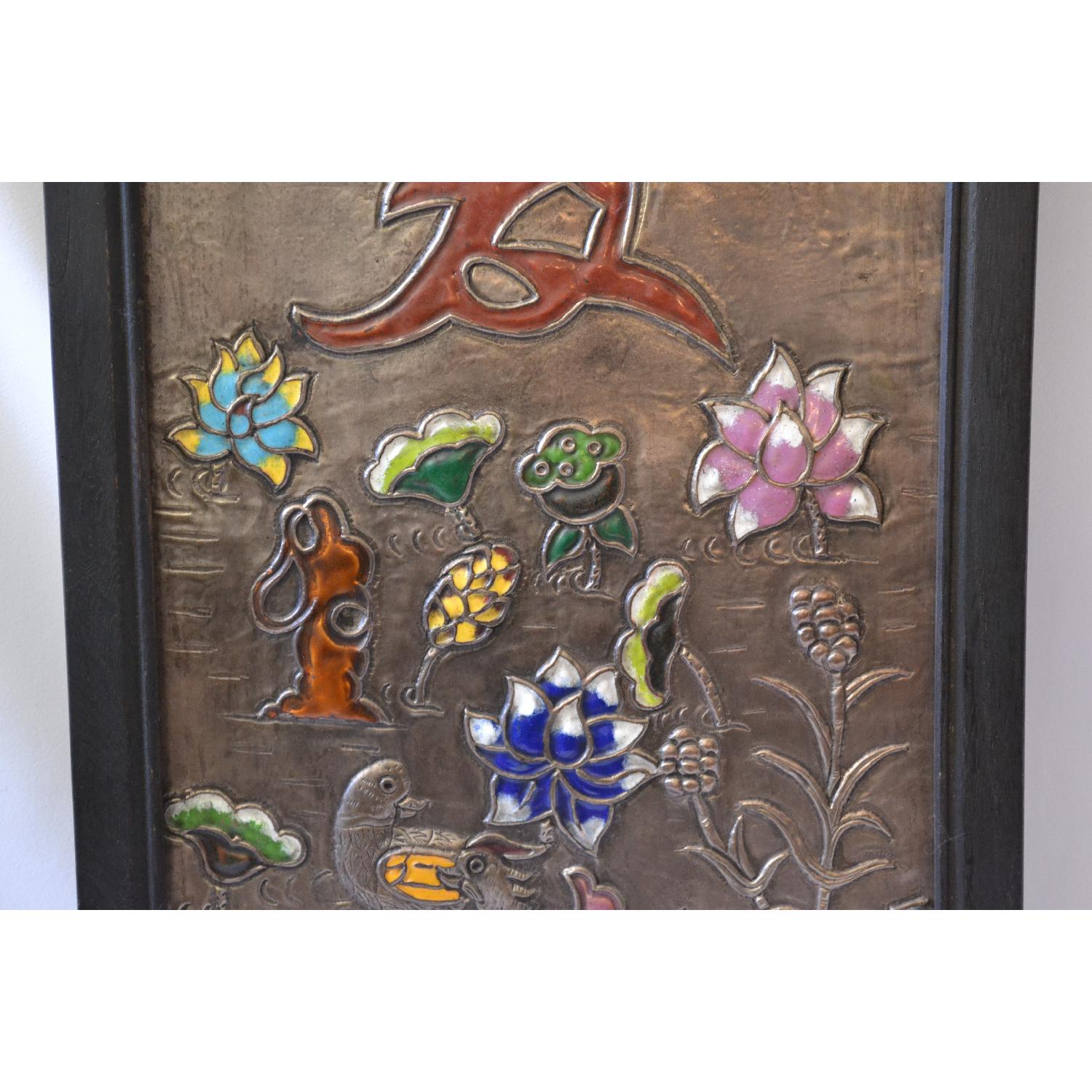 Antique Asian/Chinese Wall Art Paintings - Set of 4 - image-9