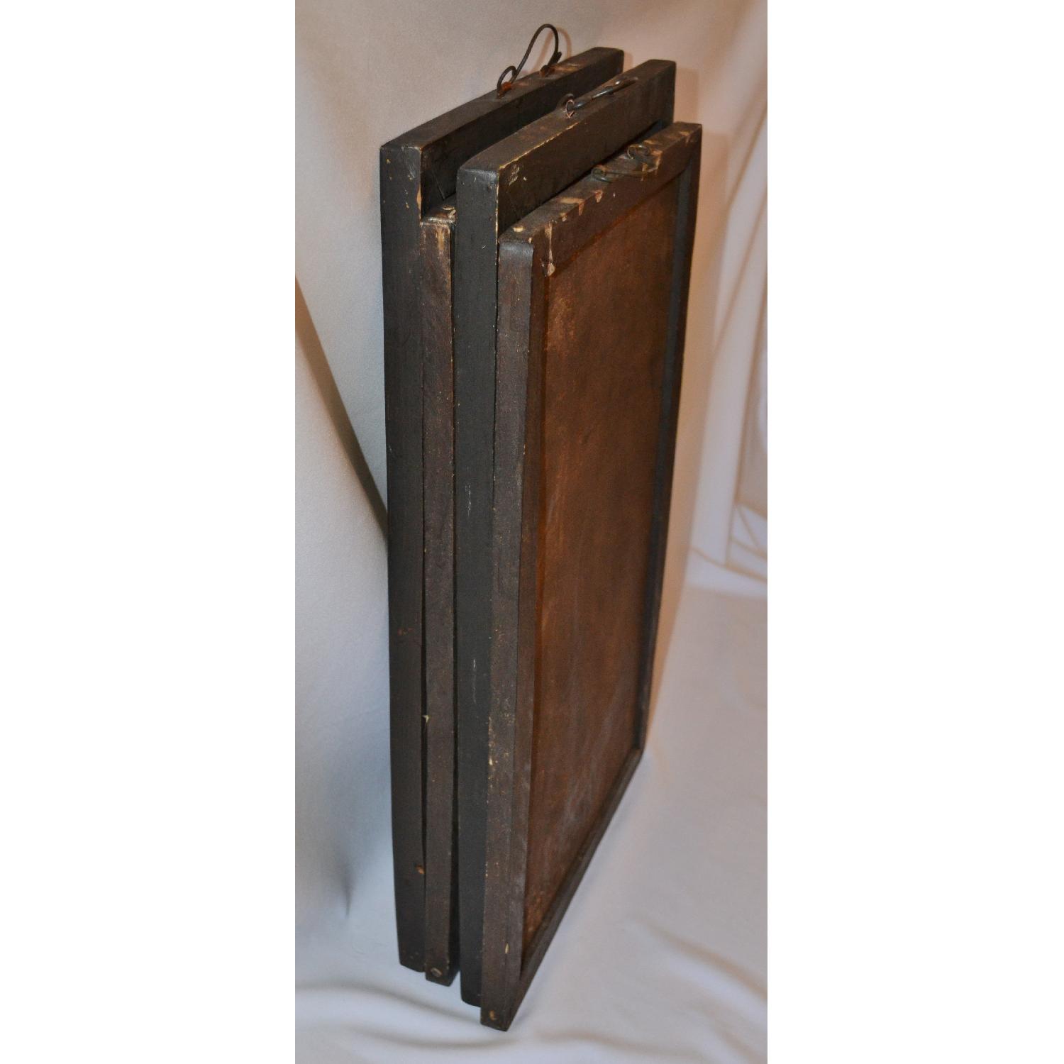 Antique Asian/Chinese Wall Art Paintings - Set of 4 - image-10